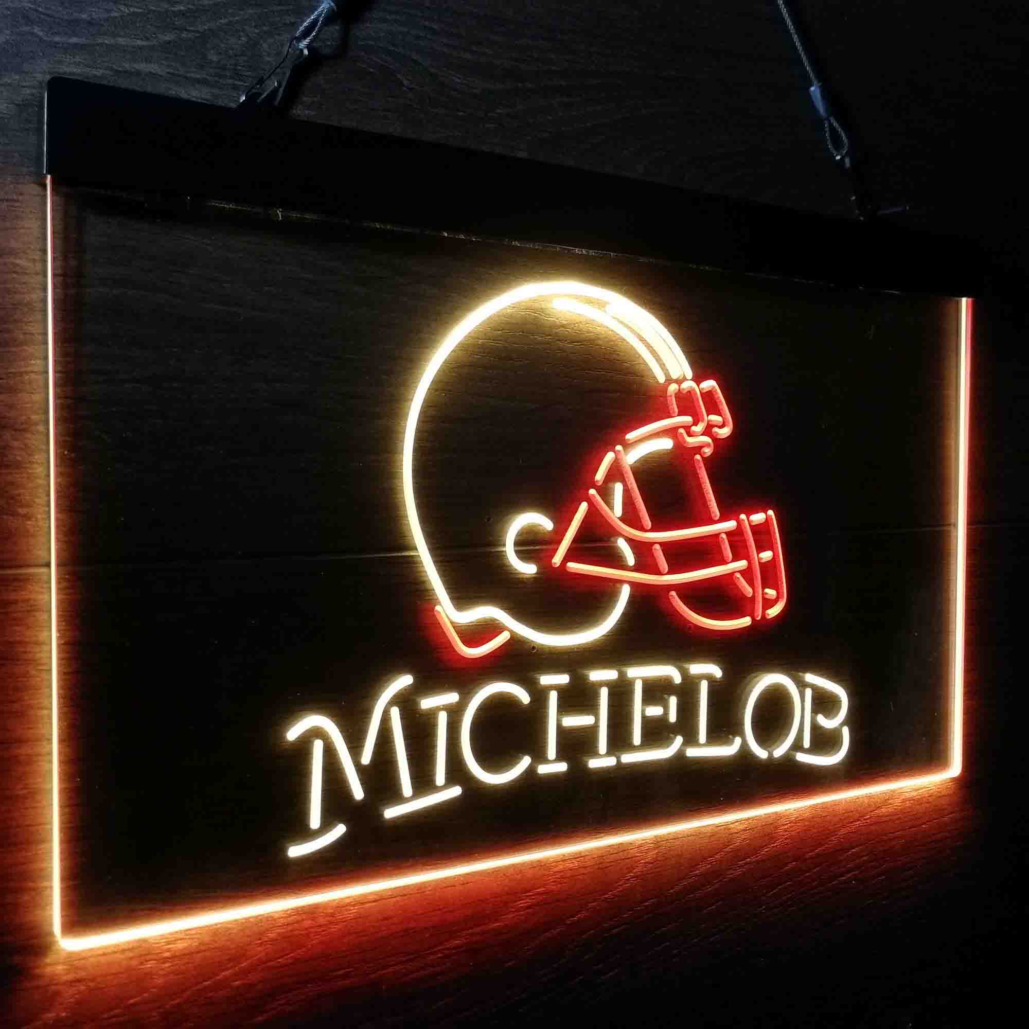 Michelob Bar Cleveland Browns Est. 1946 Neon-Like Led Light Sign