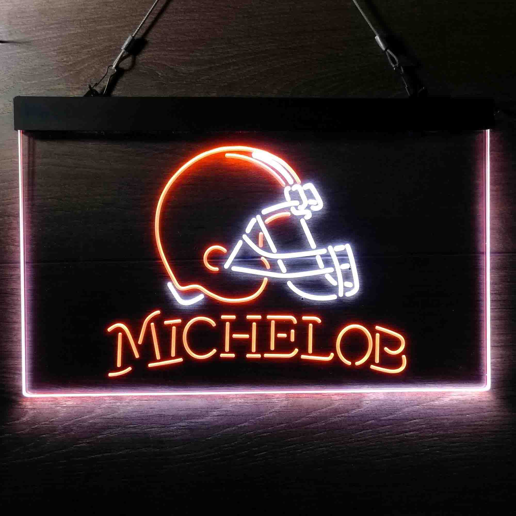 Michelob Bar Cleveland Browns Est. 1946 Neon-Like Led Light Sign