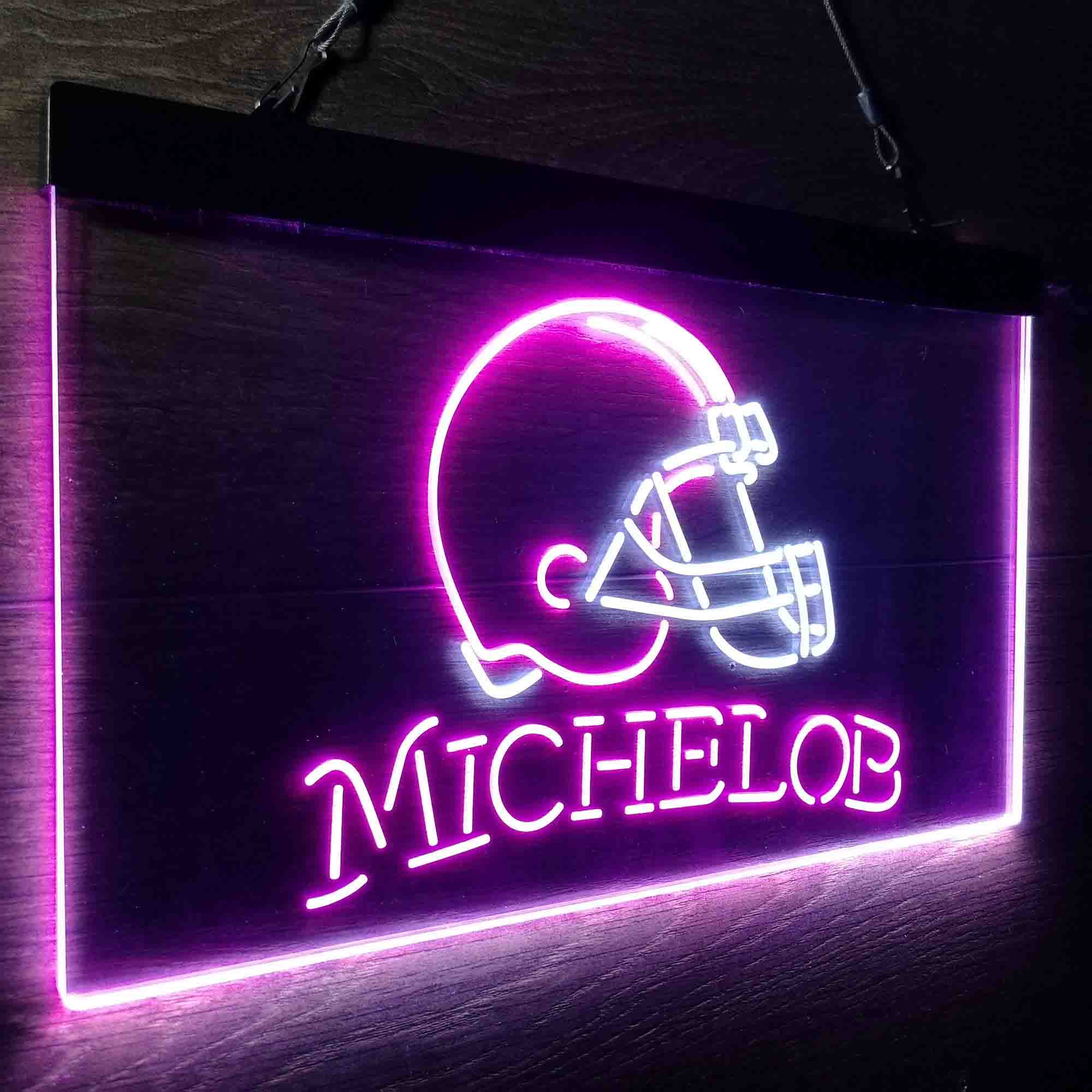 Michelob Bar Cleveland Browns Est. 1946 Neon-Like Led Light Sign