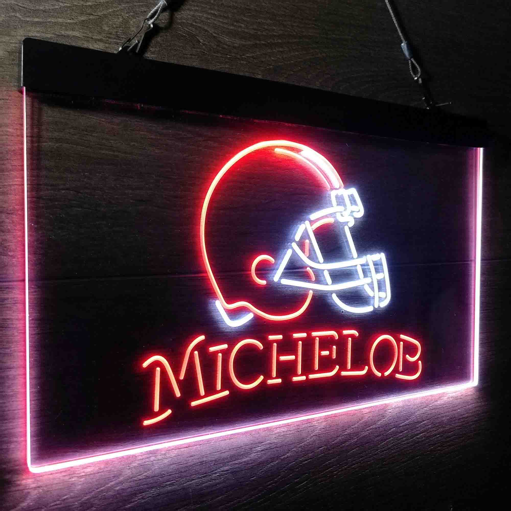 Michelob Bar Cleveland Browns Est. 1946 Neon-Like Led Light Sign