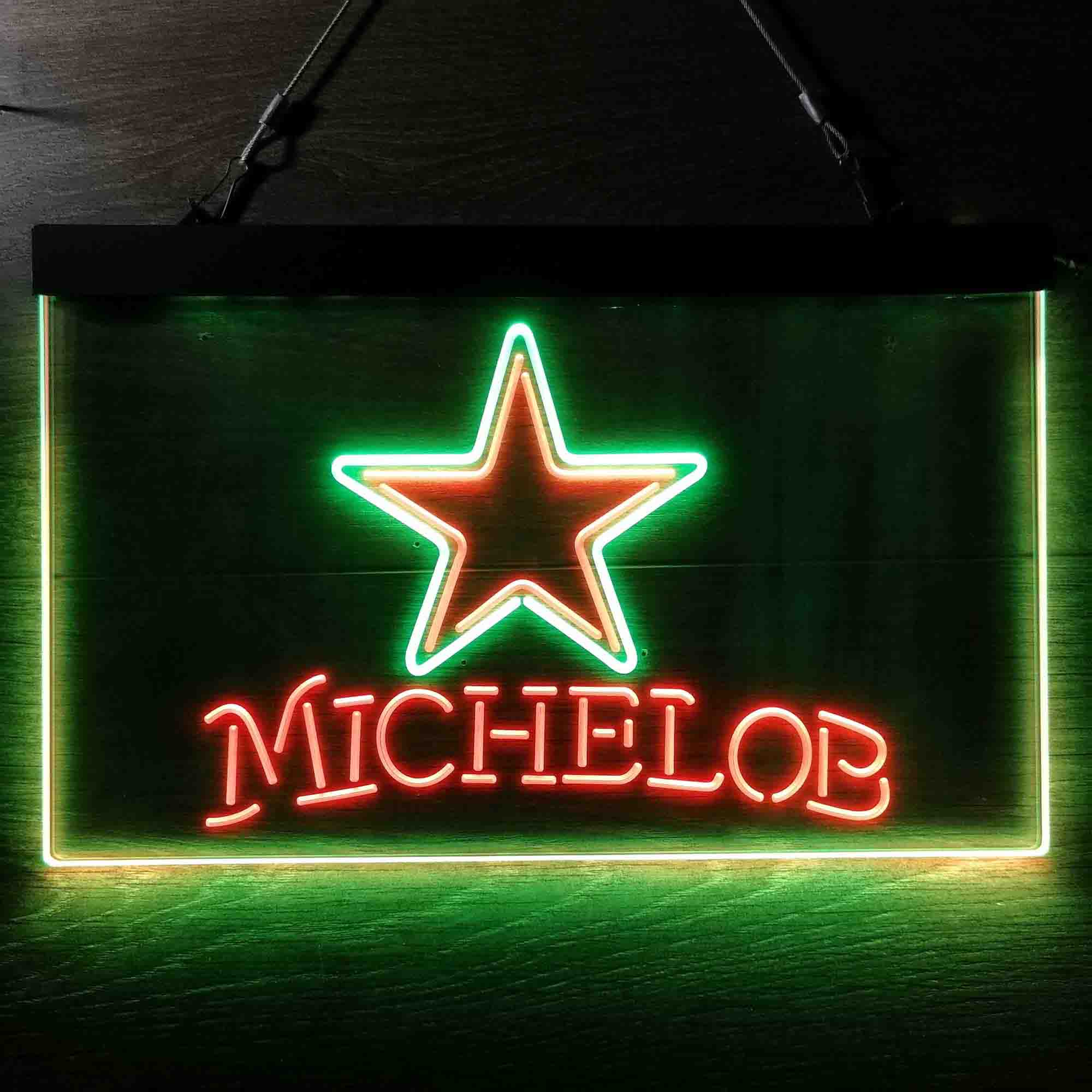 Michelob Bar Dallas Cowboys Est. 1960 Neon-Like LED Light Sign