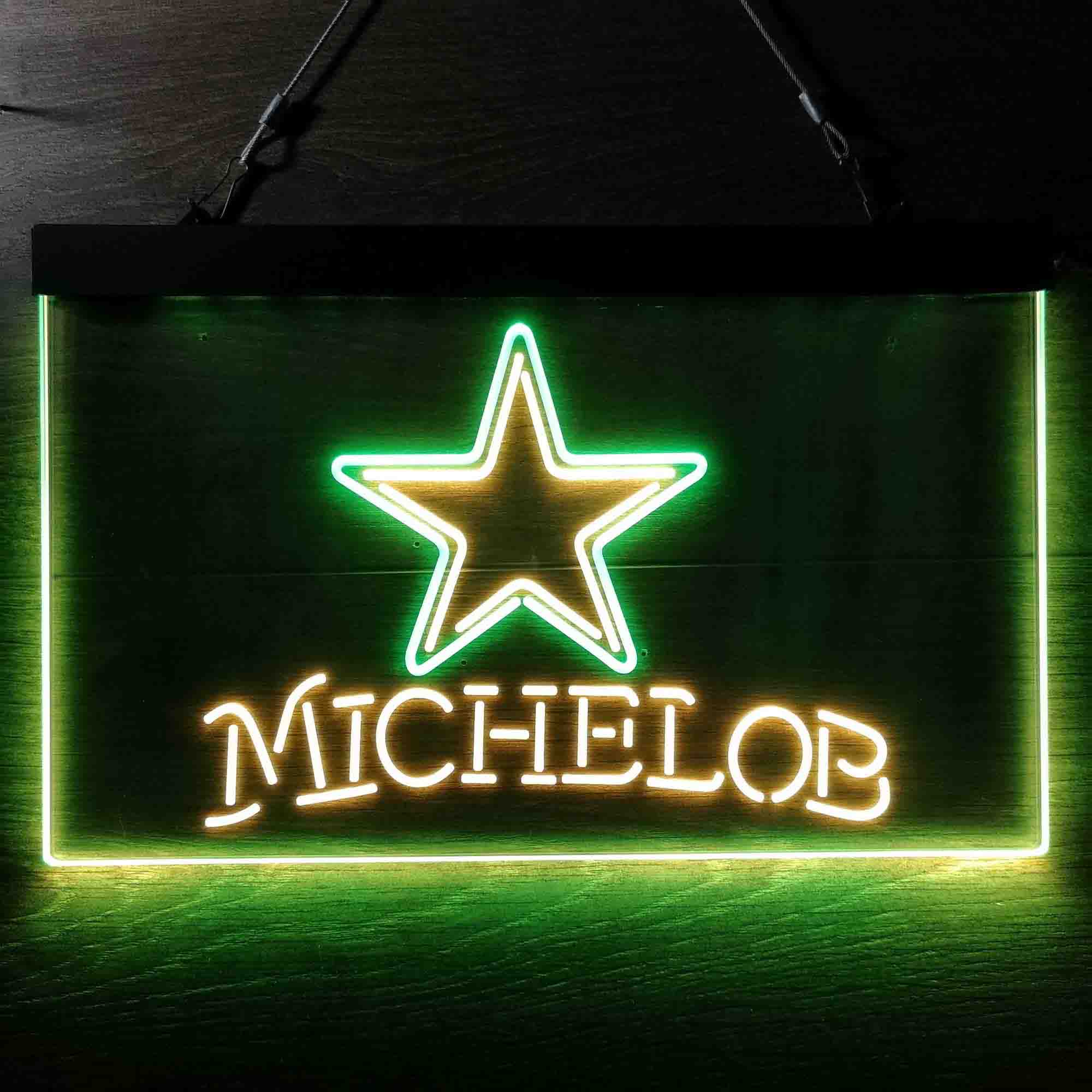 Michelob Bar Dallas Cowboys Est. 1960 Neon-Like LED Light Sign