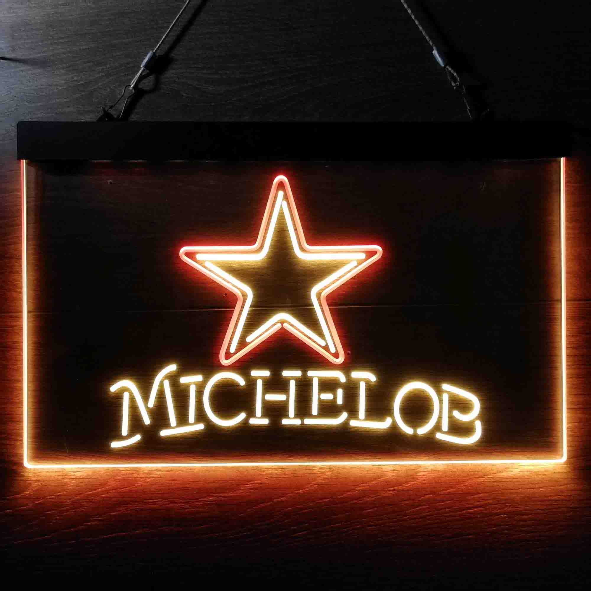 Michelob Bar Dallas Cowboys Est. 1960 Neon-Like LED Light Sign