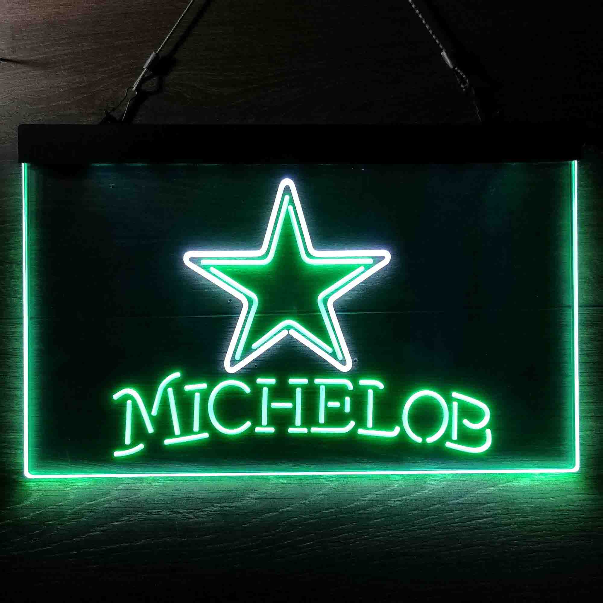 Michelob Bar Dallas Cowboys Est. 1960 Neon-Like LED Light Sign