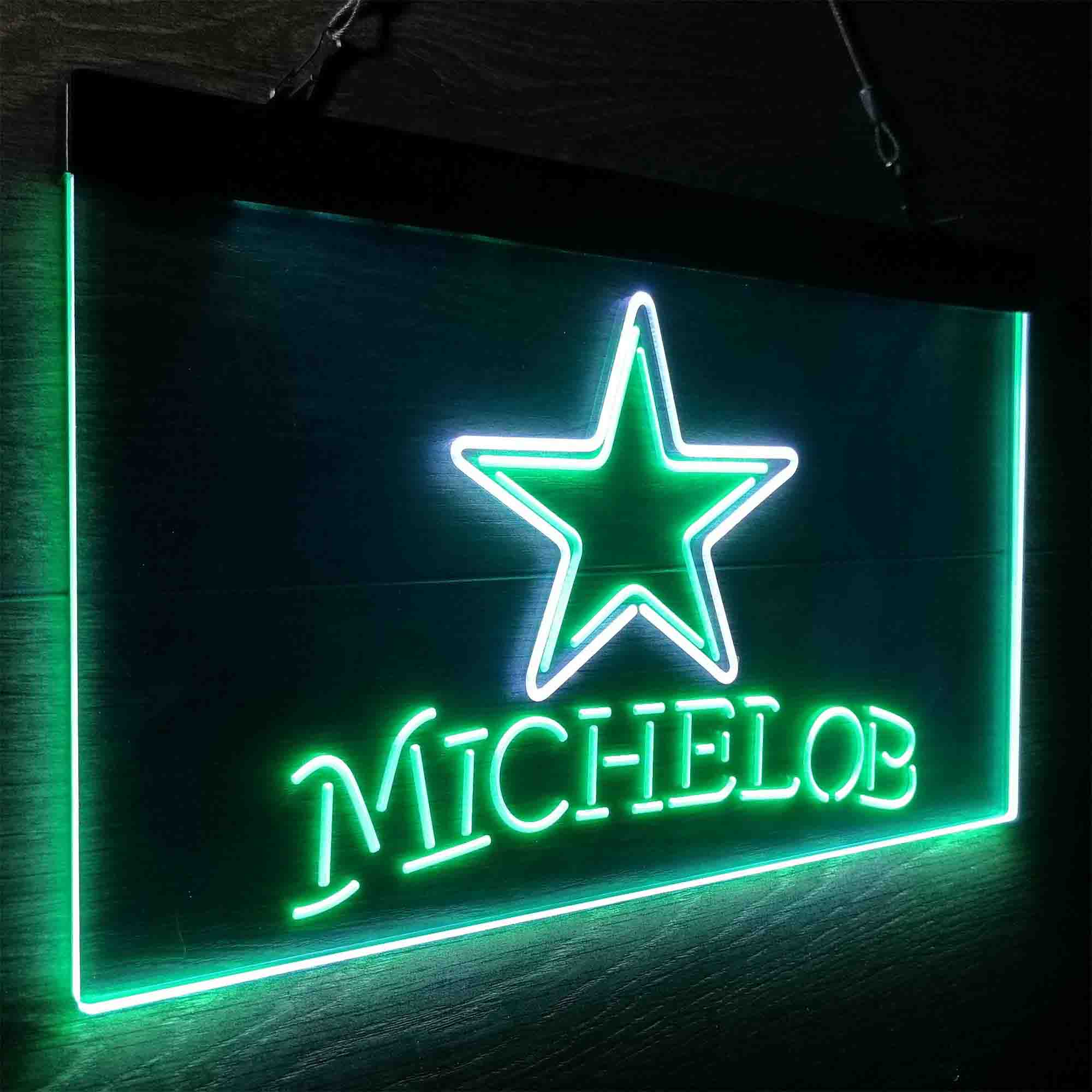 Michelob Bar Dallas Cowboys Est. 1960 Neon-Like LED Light Sign