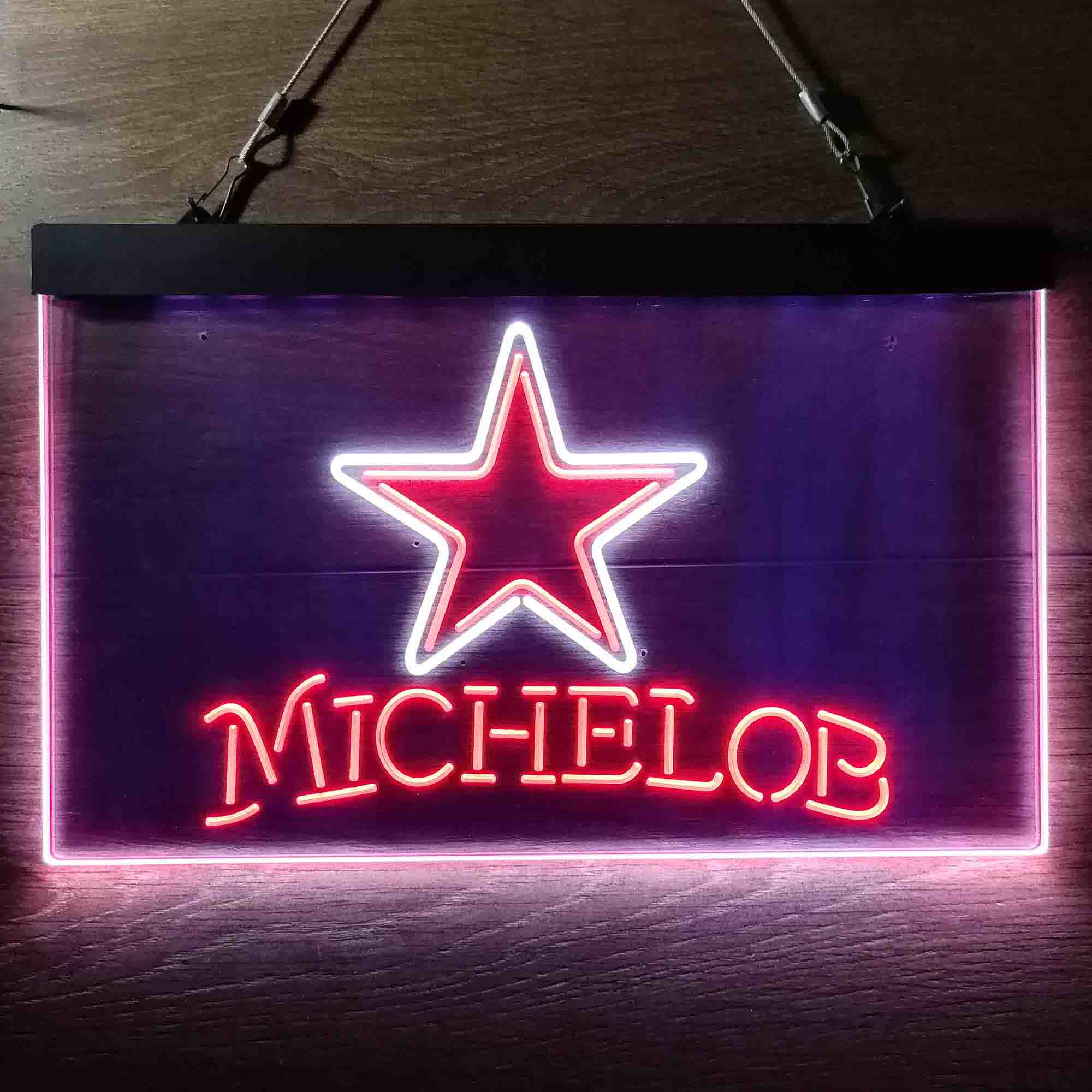 Michelob Bar Dallas Cowboys Est. 1960 Neon-Like LED Light Sign