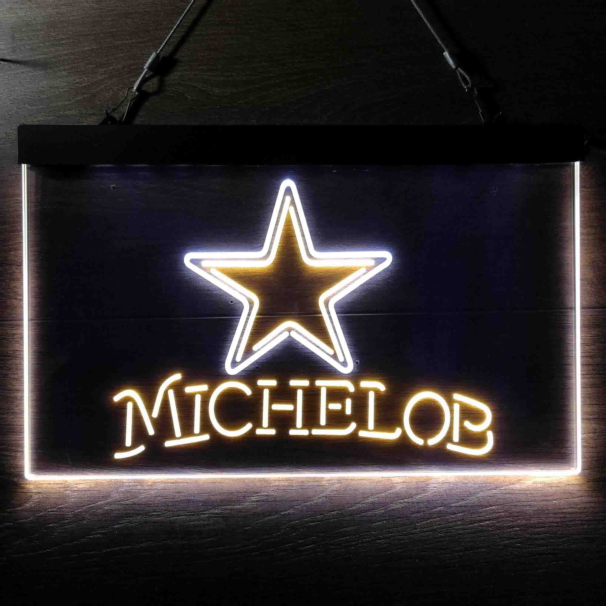 Michelob Bar Dallas Cowboys Est. 1960 Neon-Like LED Light Sign