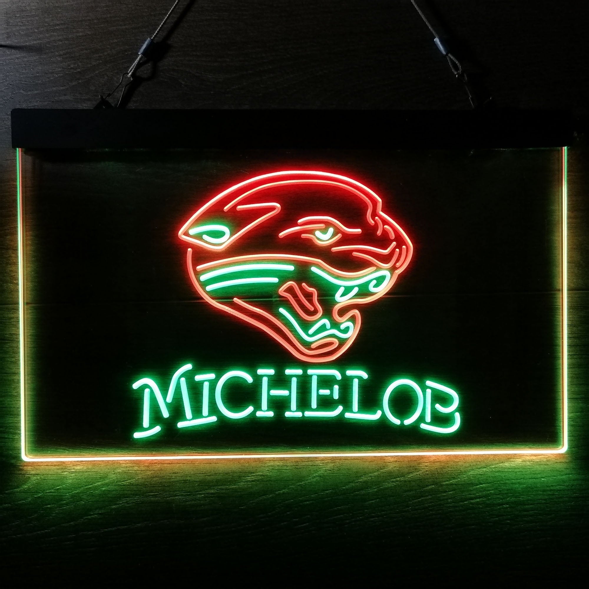 Michelob Bar Jacksonville Jaguars Est. 1995 Neon-Like Led Light Sign