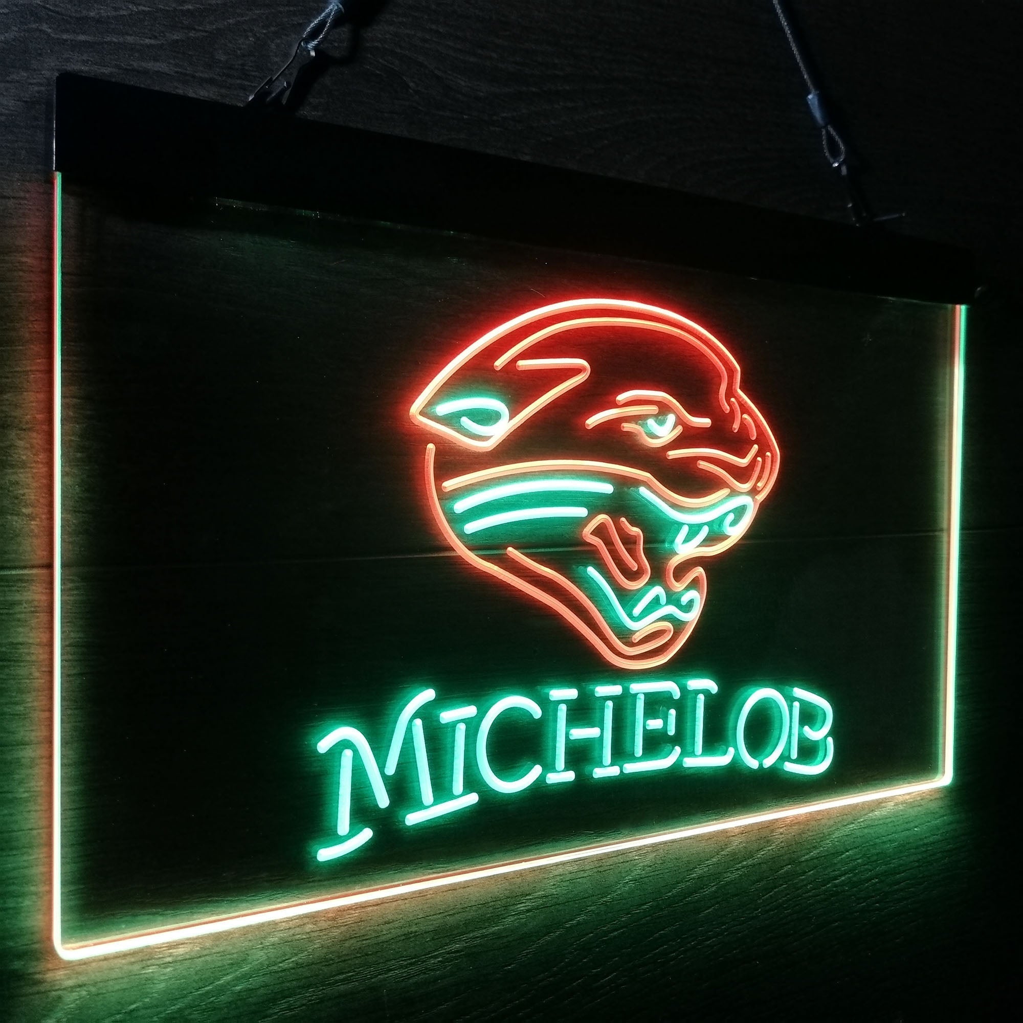 Michelob Bar Jacksonville Jaguars Est. 1995 Neon-Like Led Light Sign