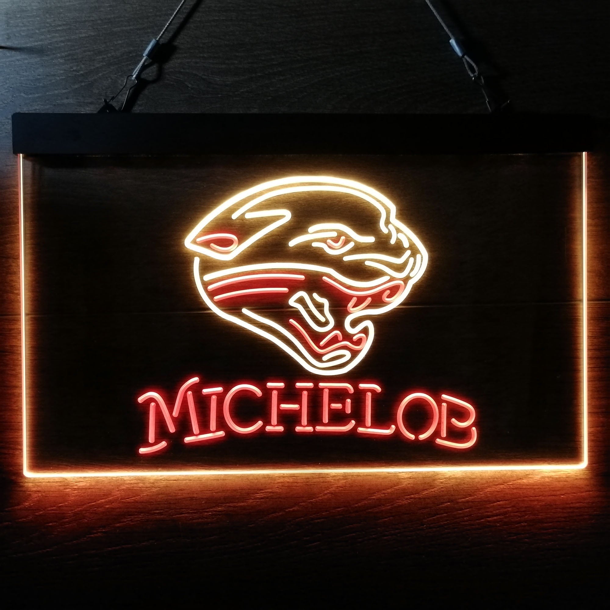 Michelob Bar Jacksonville Jaguars Est. 1995 Neon-Like Led Light Sign