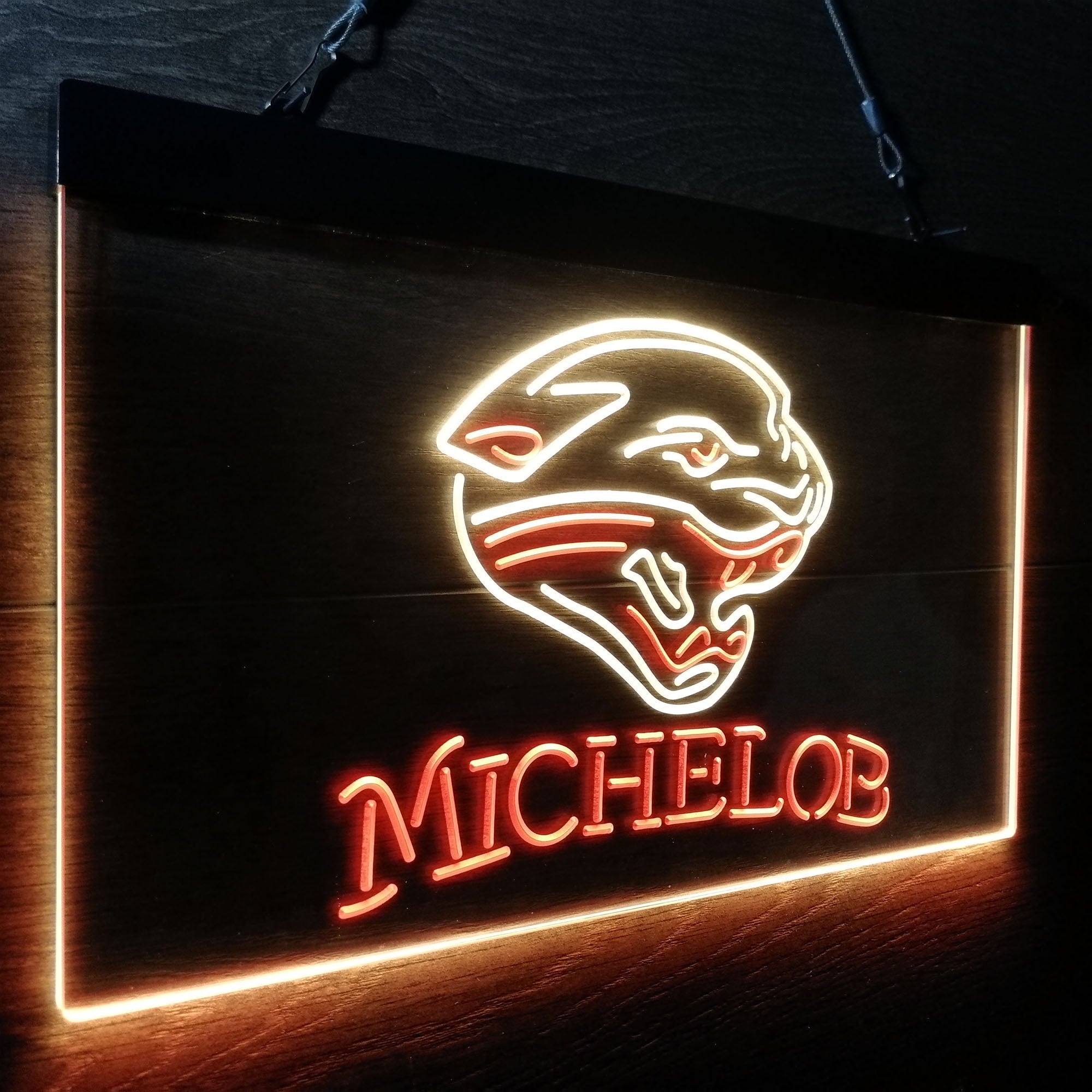 Michelob Bar Jacksonville Jaguars Est. 1995 Neon-Like Led Light Sign