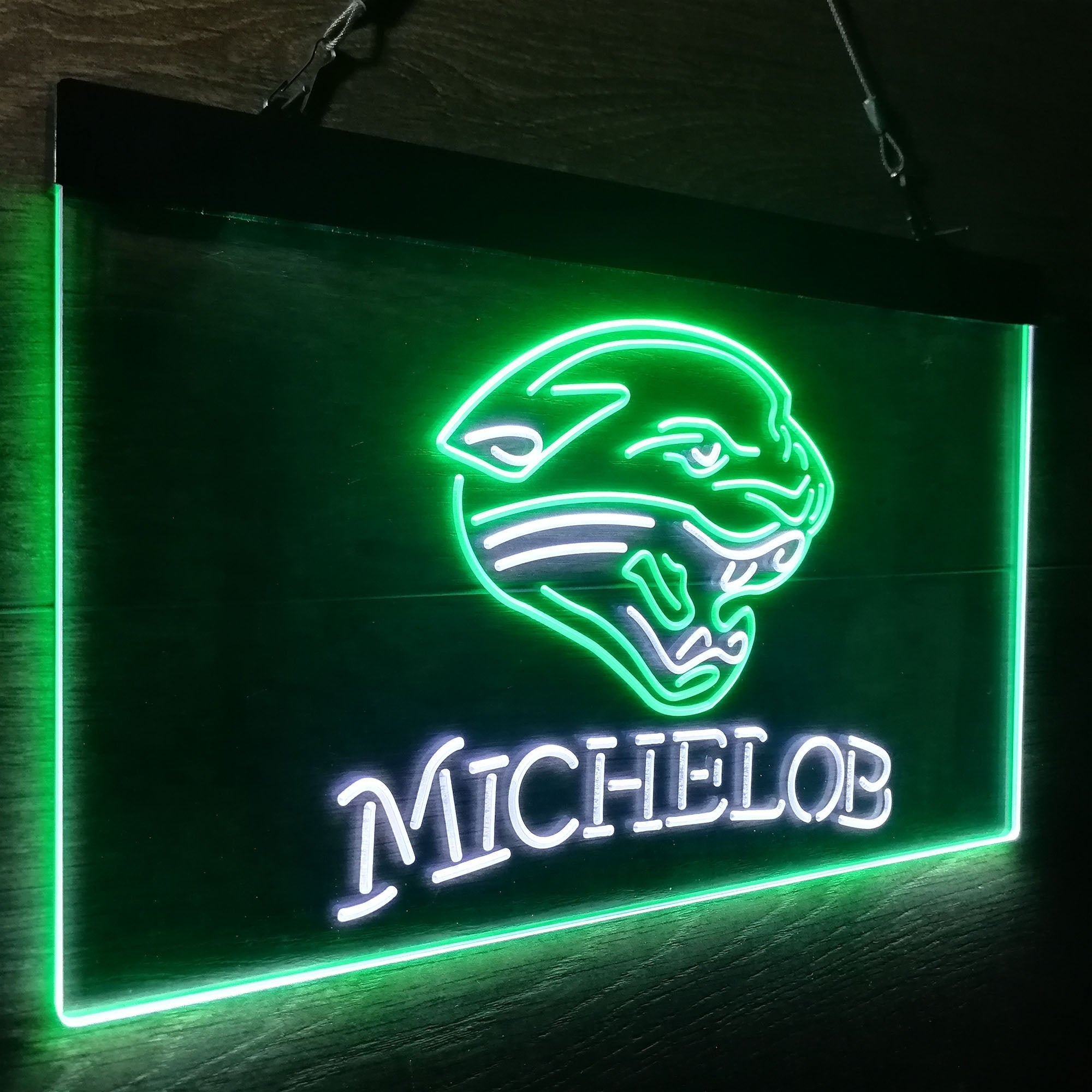 Michelob Bar Jacksonville Jaguars Est. 1995 Neon-Like Led Light Sign