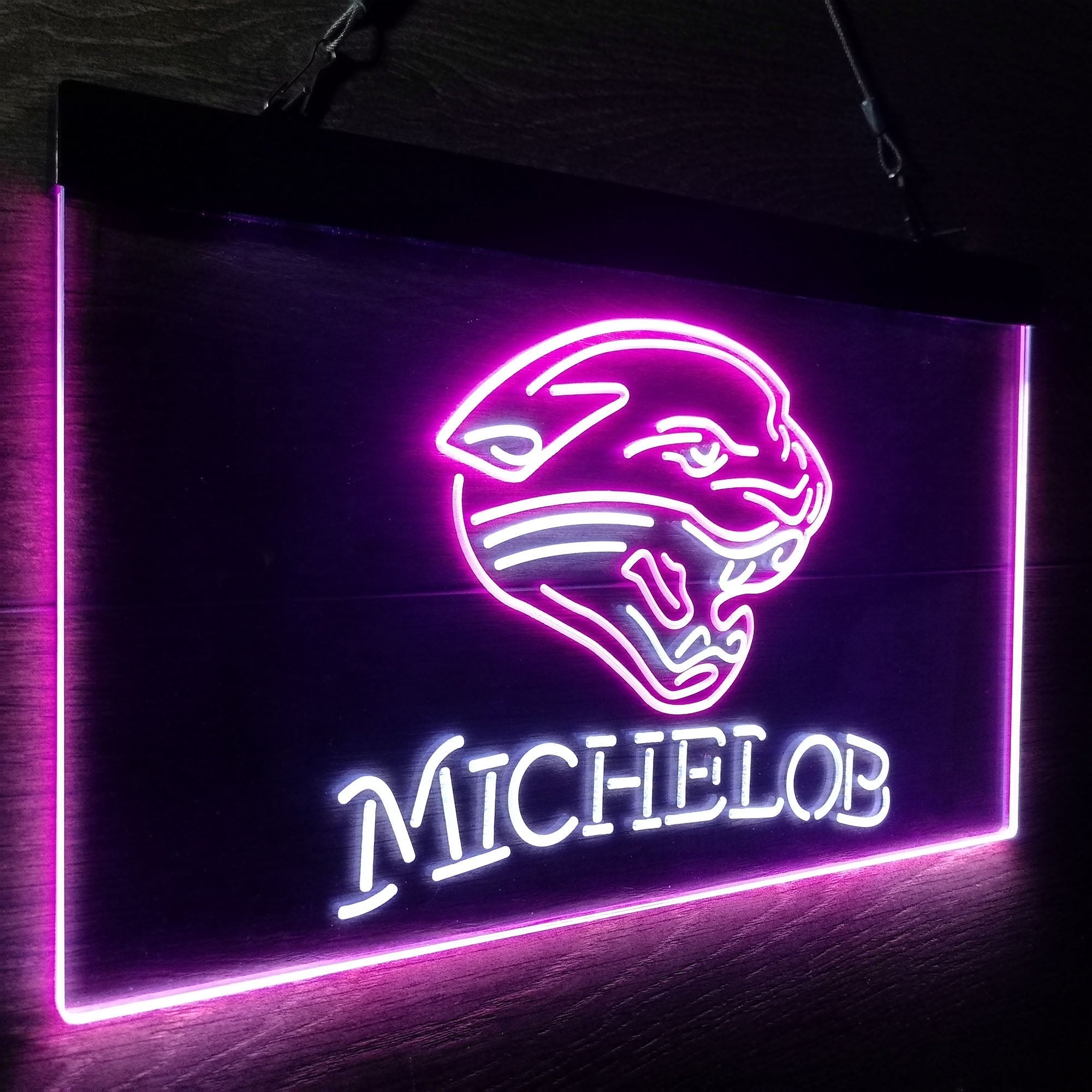 Michelob Bar Jacksonville Jaguars Est. 1995 Neon-Like Led Light Sign