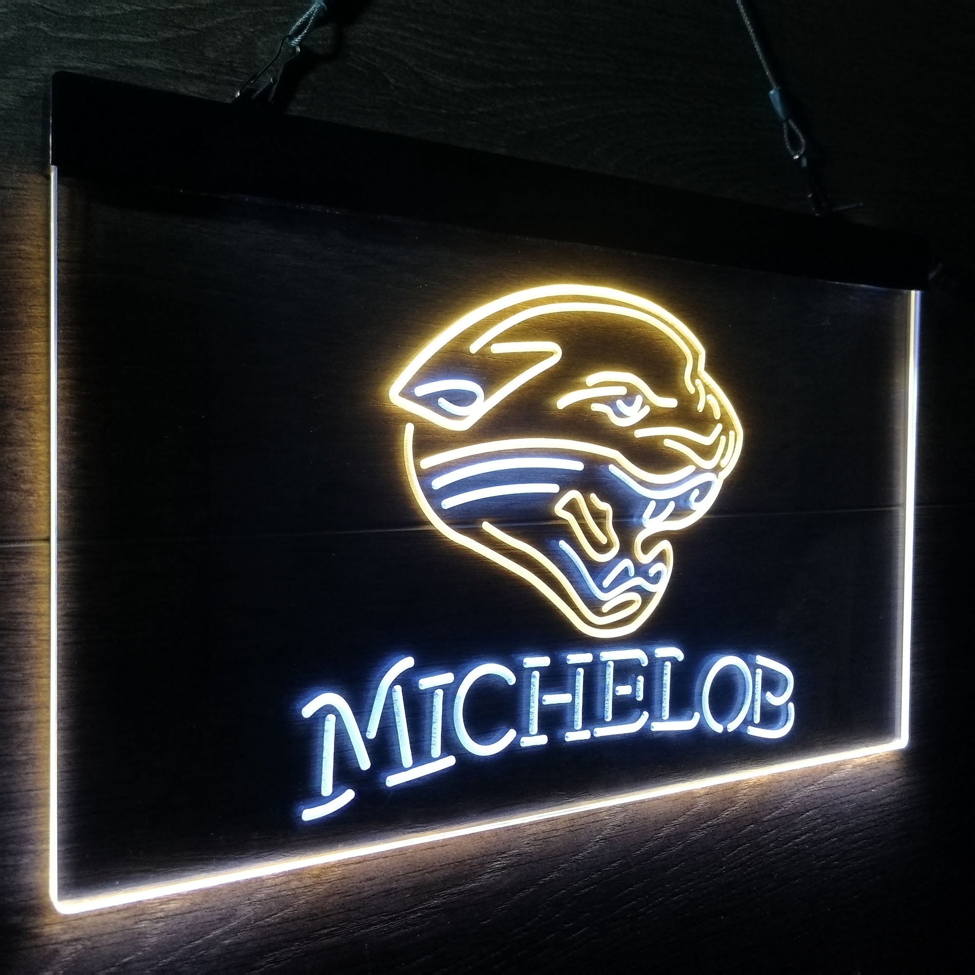 Michelob Bar Jacksonville Jaguars Est. 1995 Neon-Like Led Light Sign