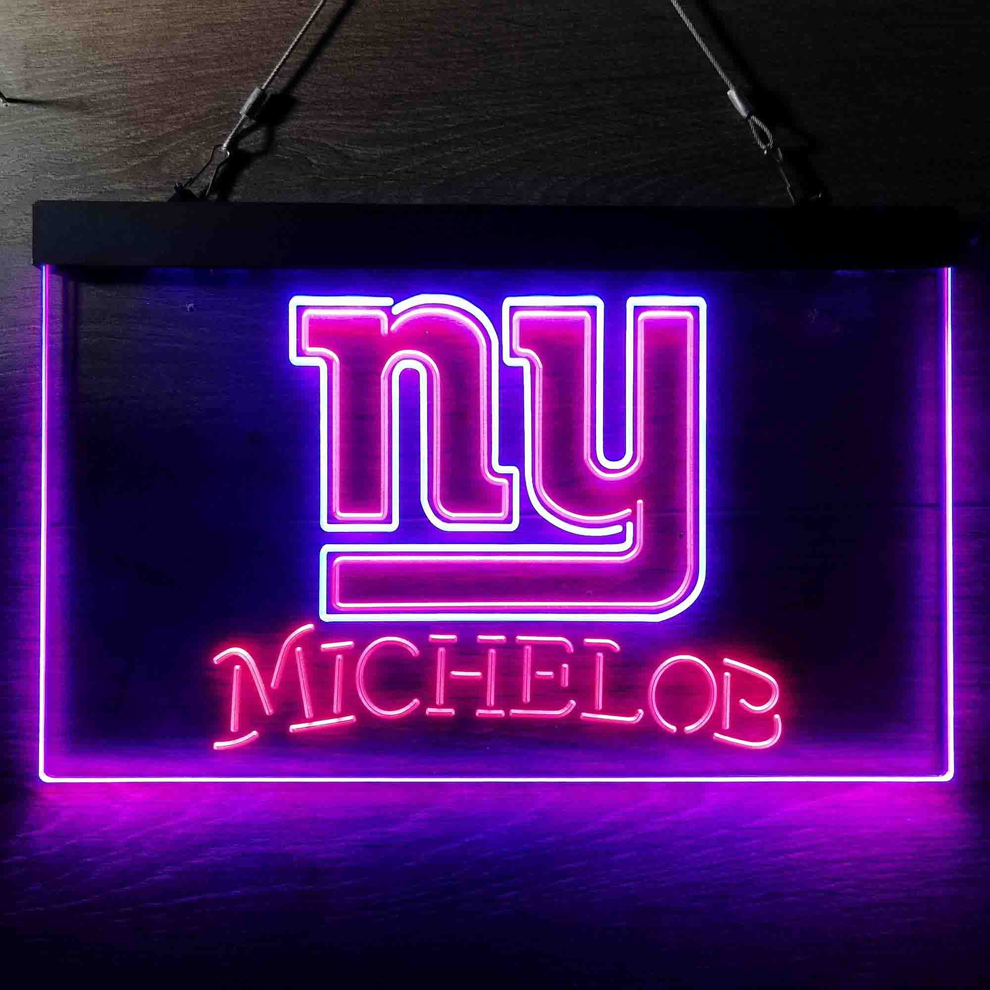 Michelob Bar New York Giants Est. 1925 Neon-Like LED Light Sign