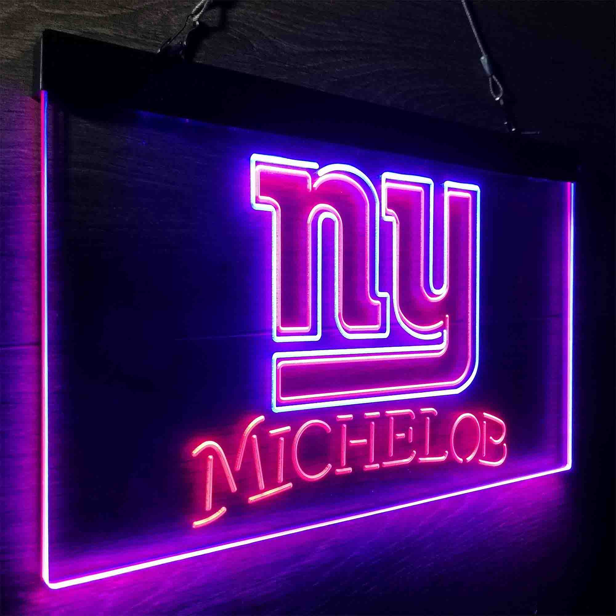 Michelob Bar New York Giants Est. 1925 Neon-Like LED Light Sign