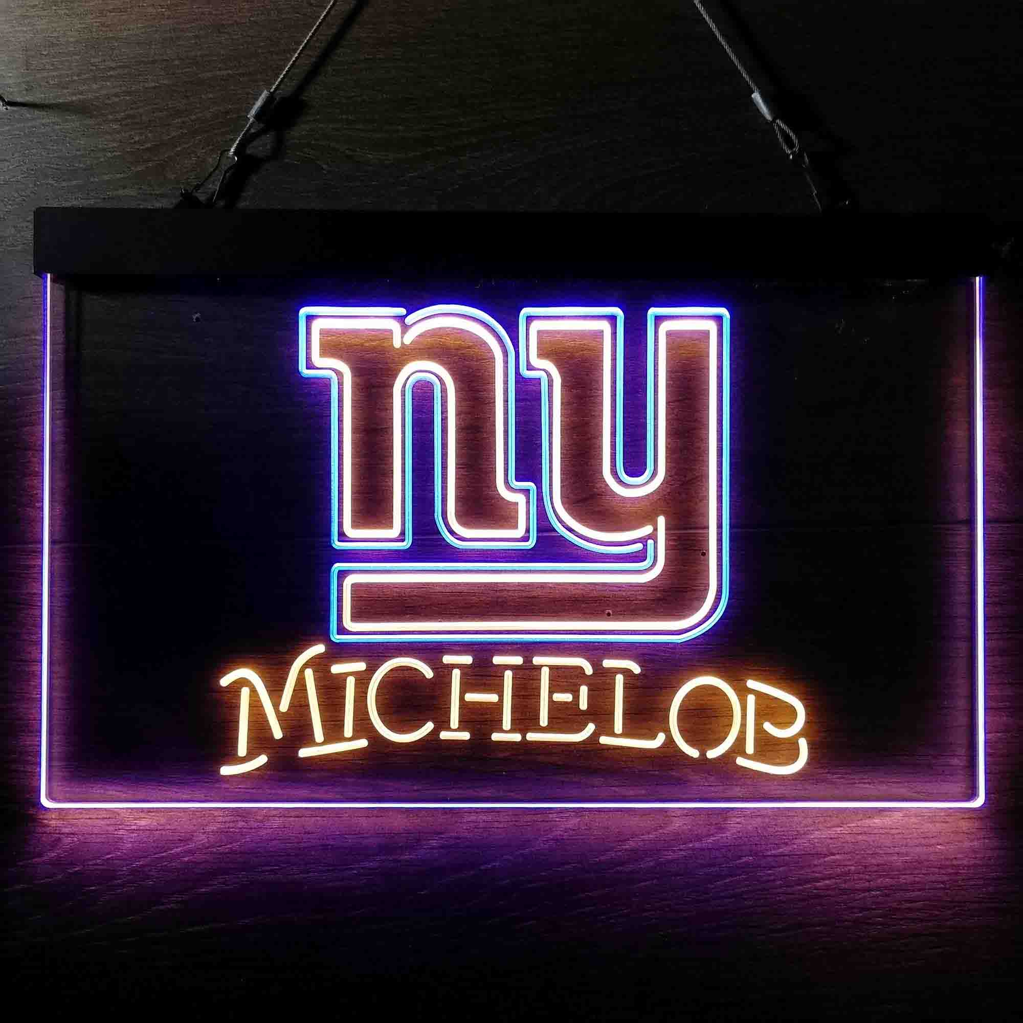 Michelob Bar New York Giants Est. 1925 Neon-Like LED Light Sign