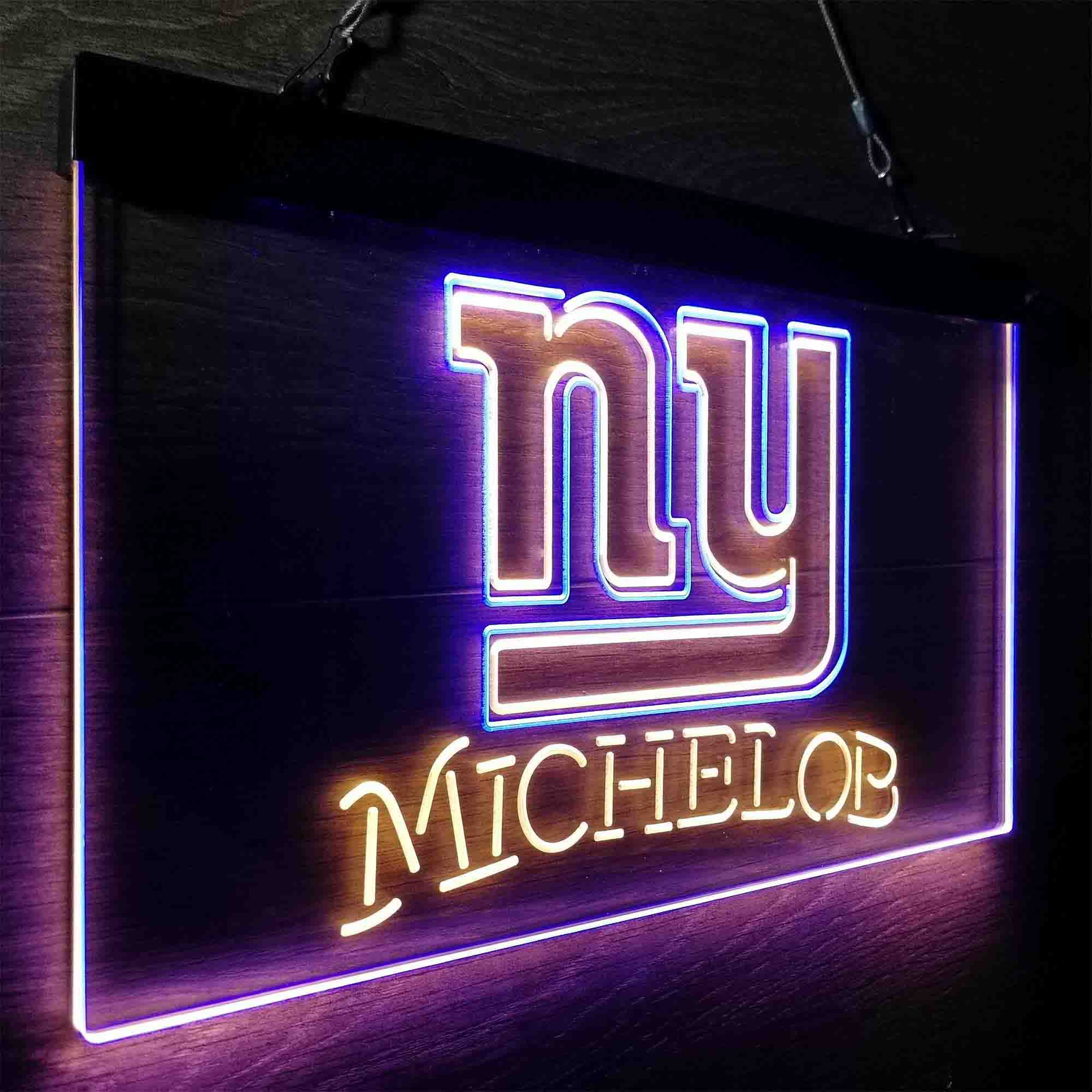 Michelob Bar New York Giants Est. 1925 Neon-Like LED Light Sign