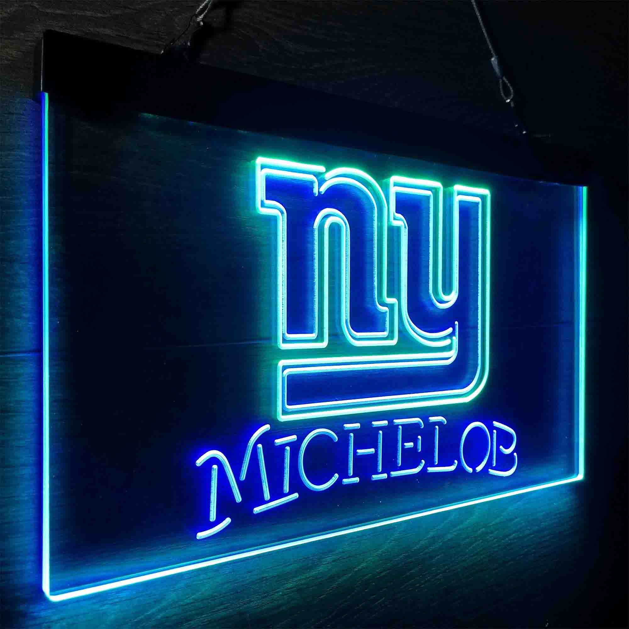 Michelob Bar New York Giants Est. 1925 Neon-Like LED Light Sign