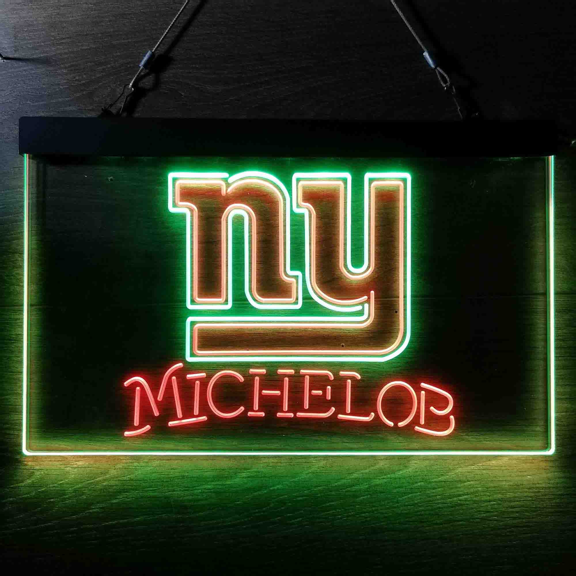 Michelob Bar New York Giants Est. 1925 Neon-Like LED Light Sign