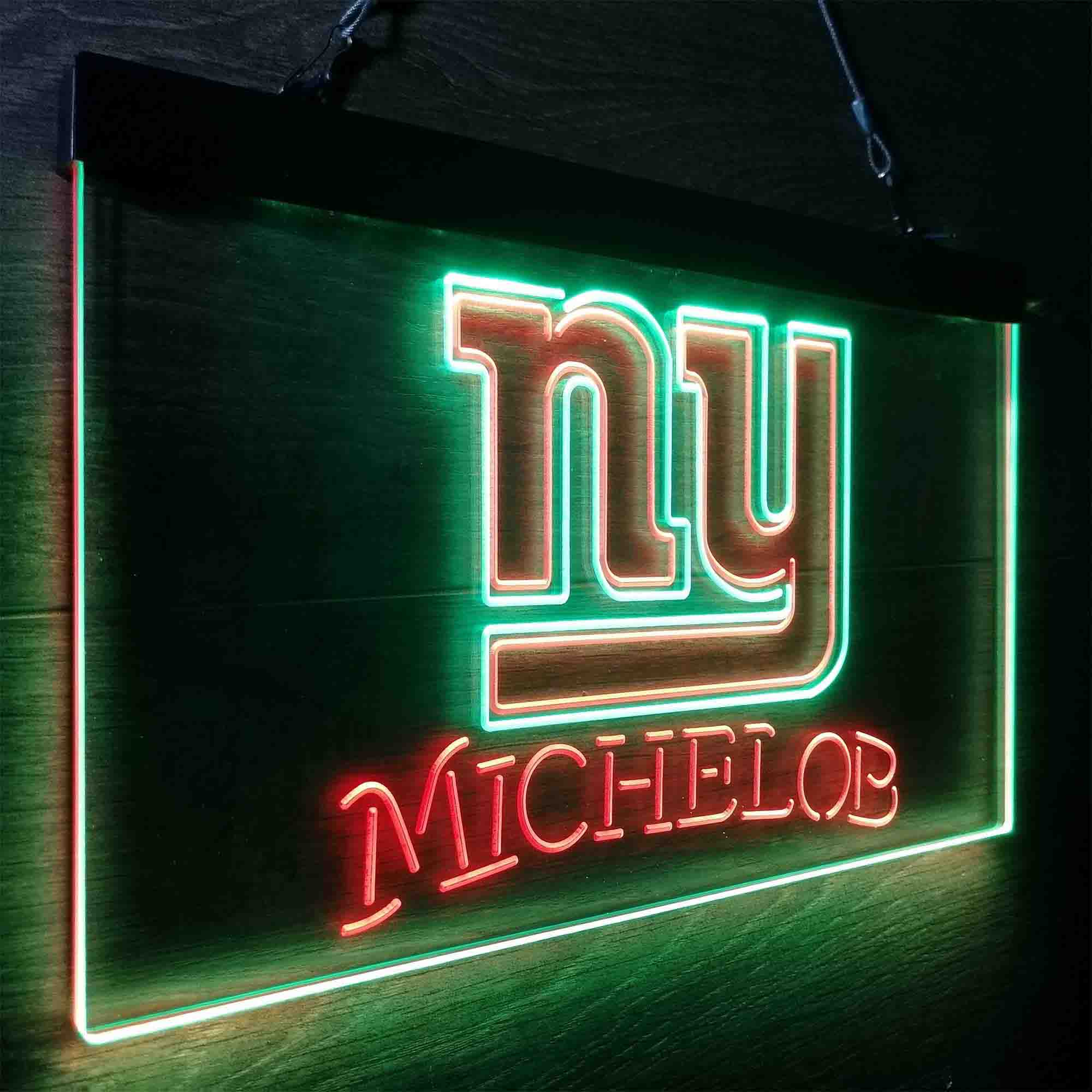 Michelob Bar New York Giants Est. 1925 Neon-Like LED Light Sign