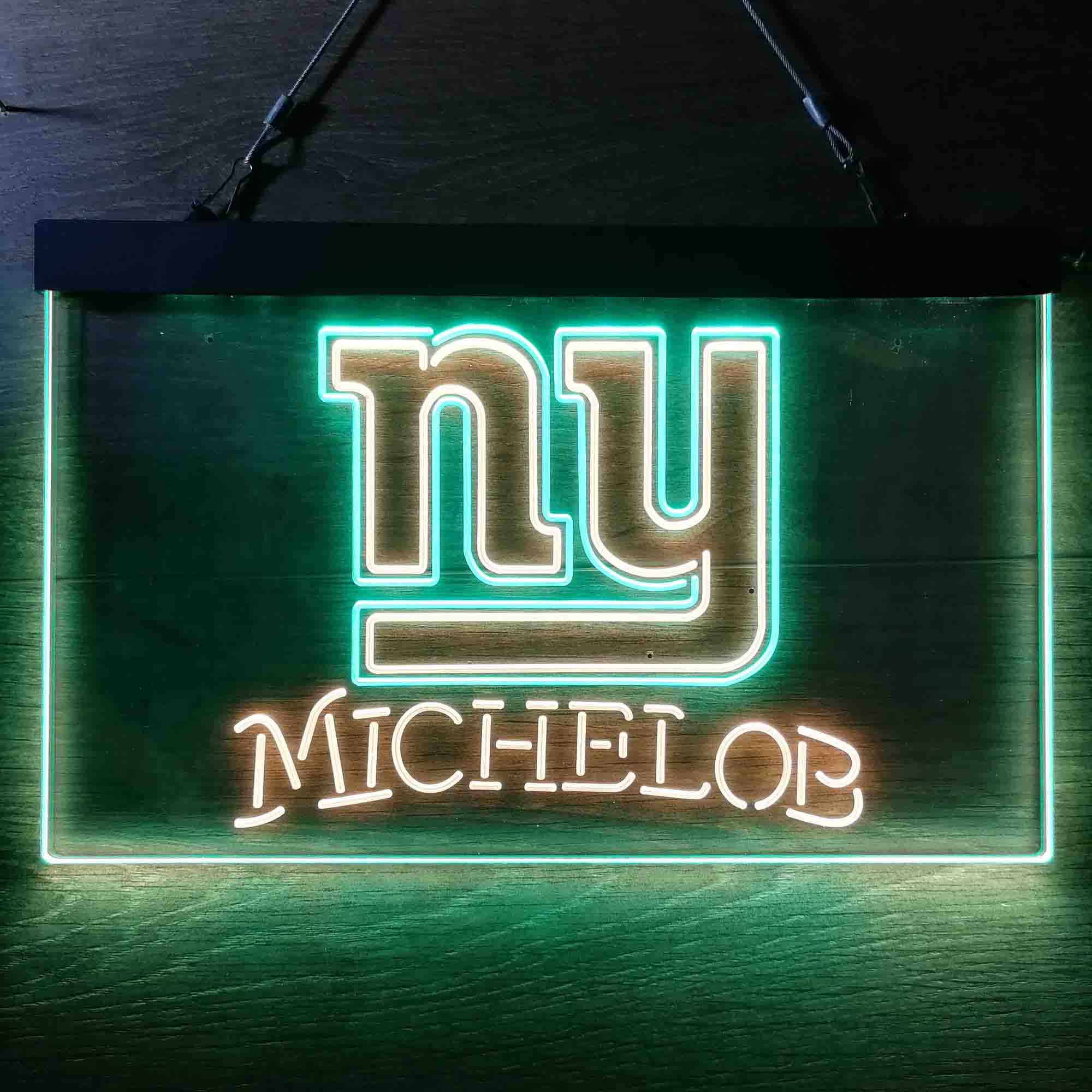 Michelob Bar New York Giants Est. 1925 Neon-Like LED Light Sign