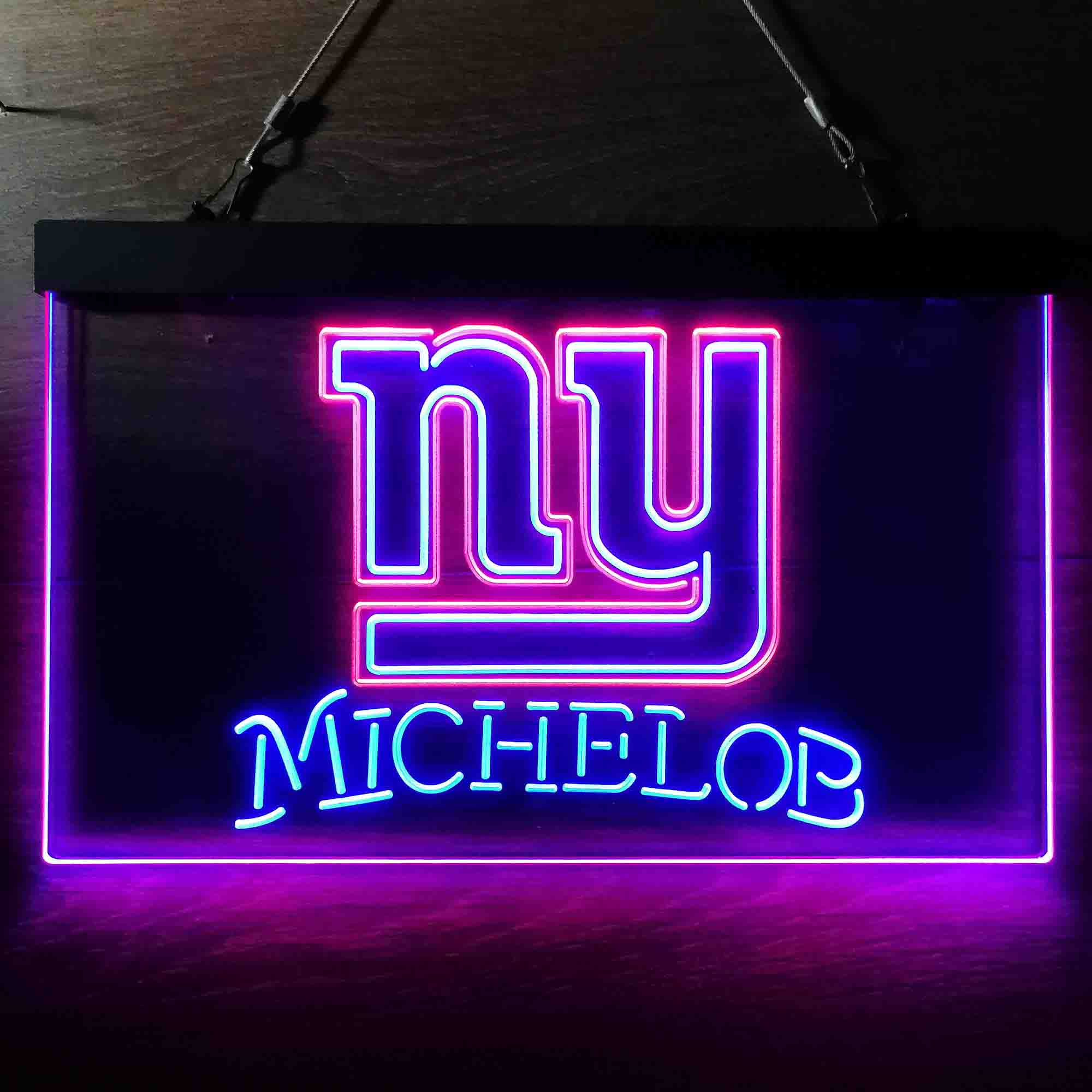 Michelob Bar New York Giants Est. 1925 Neon-Like LED Light Sign