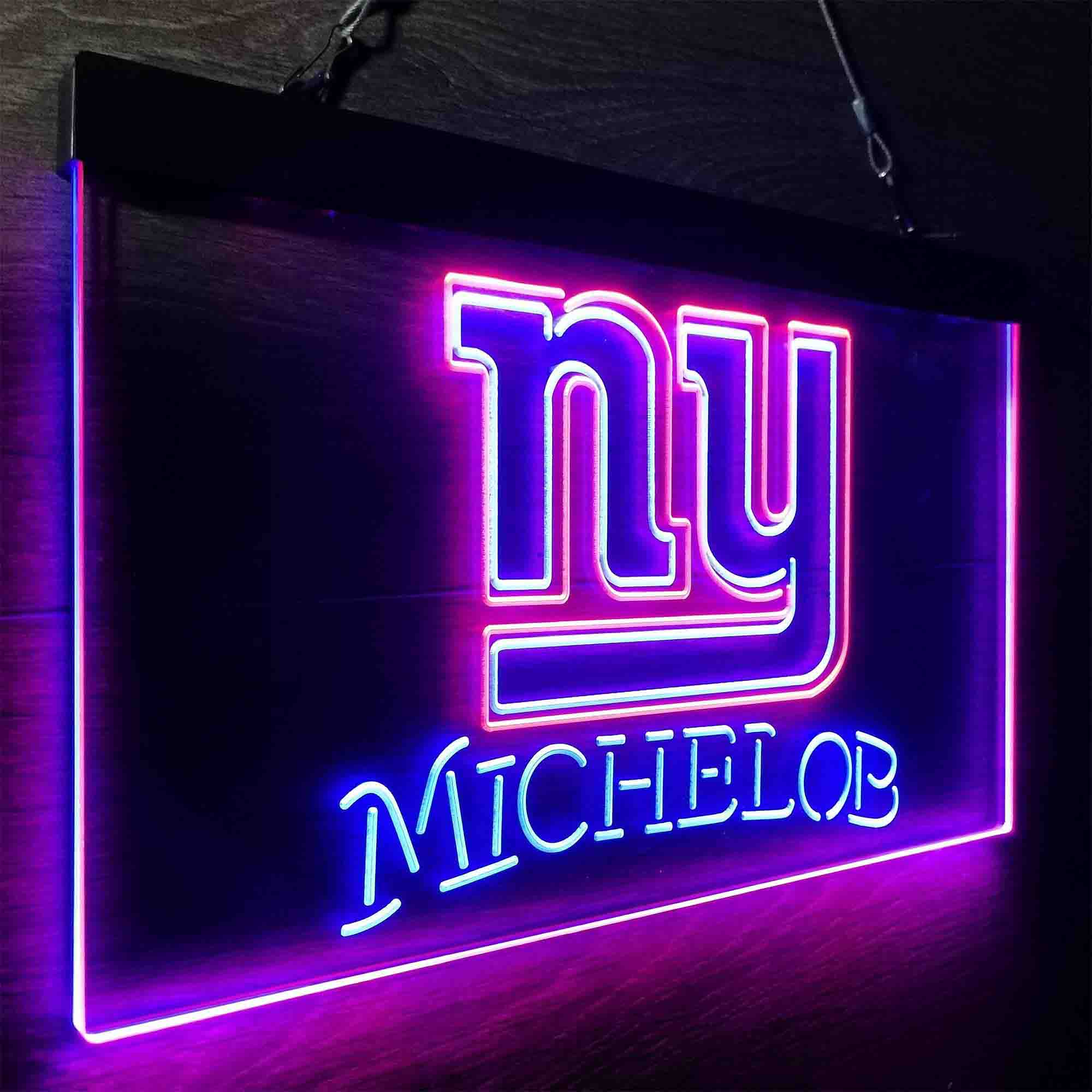 Michelob Bar New York Giants Est. 1925 Neon-Like LED Light Sign