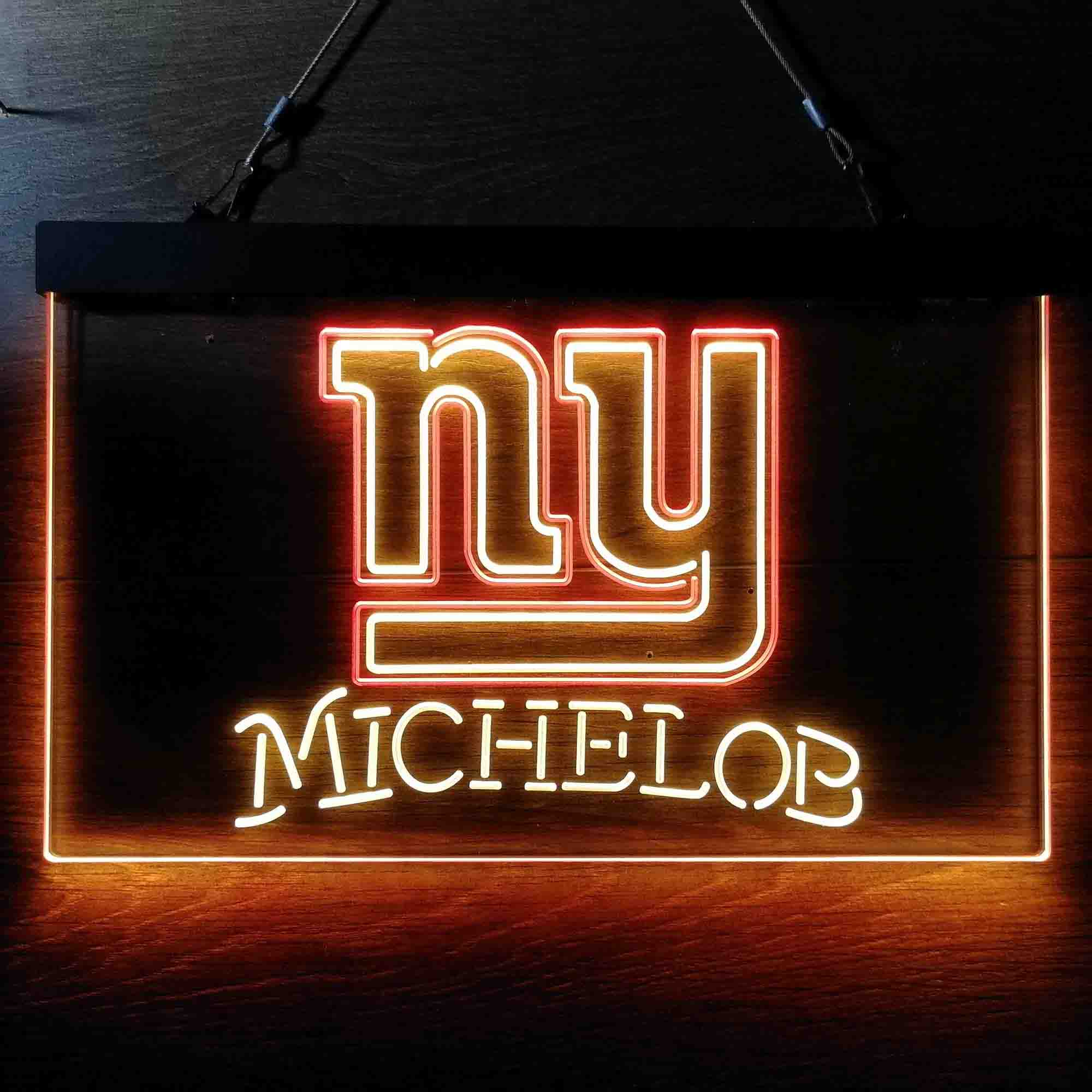 Michelob Bar New York Giants Est. 1925 Neon-Like LED Light Sign