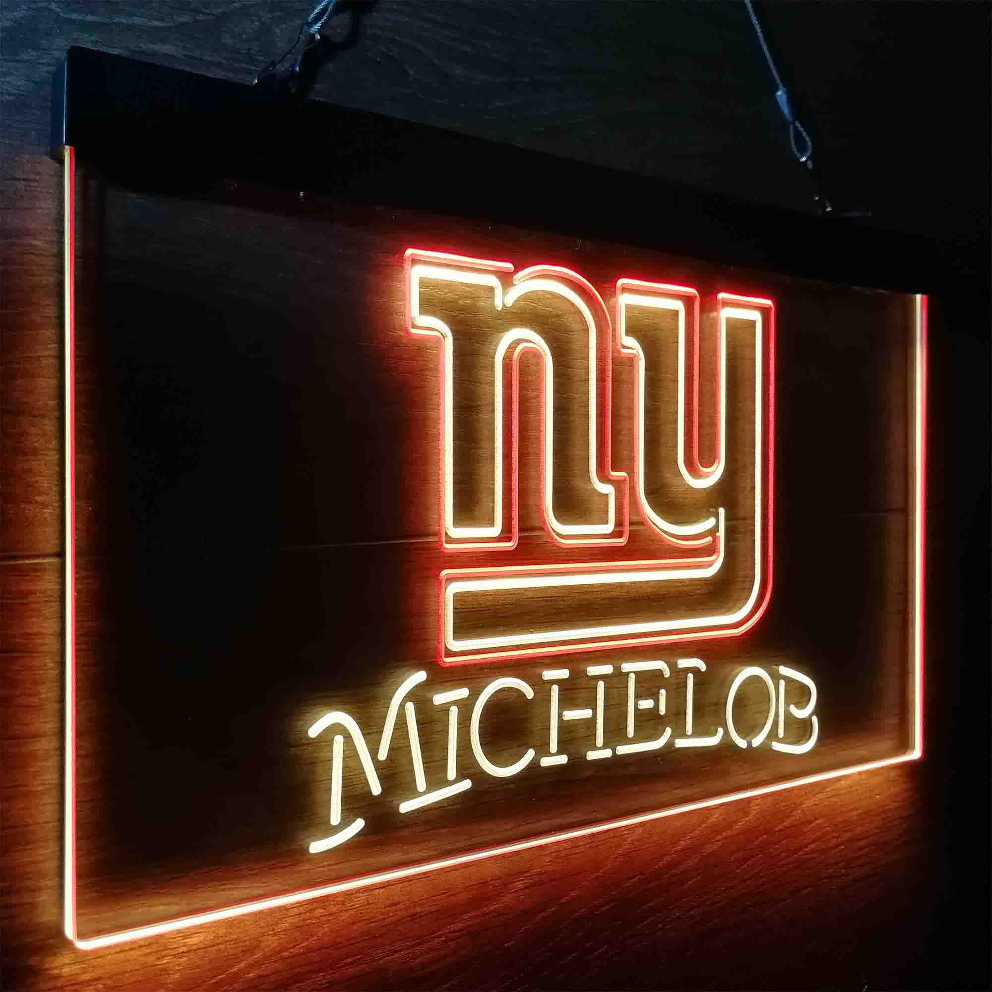 Michelob Bar New York Giants Est. 1925 Neon-Like LED Light Sign