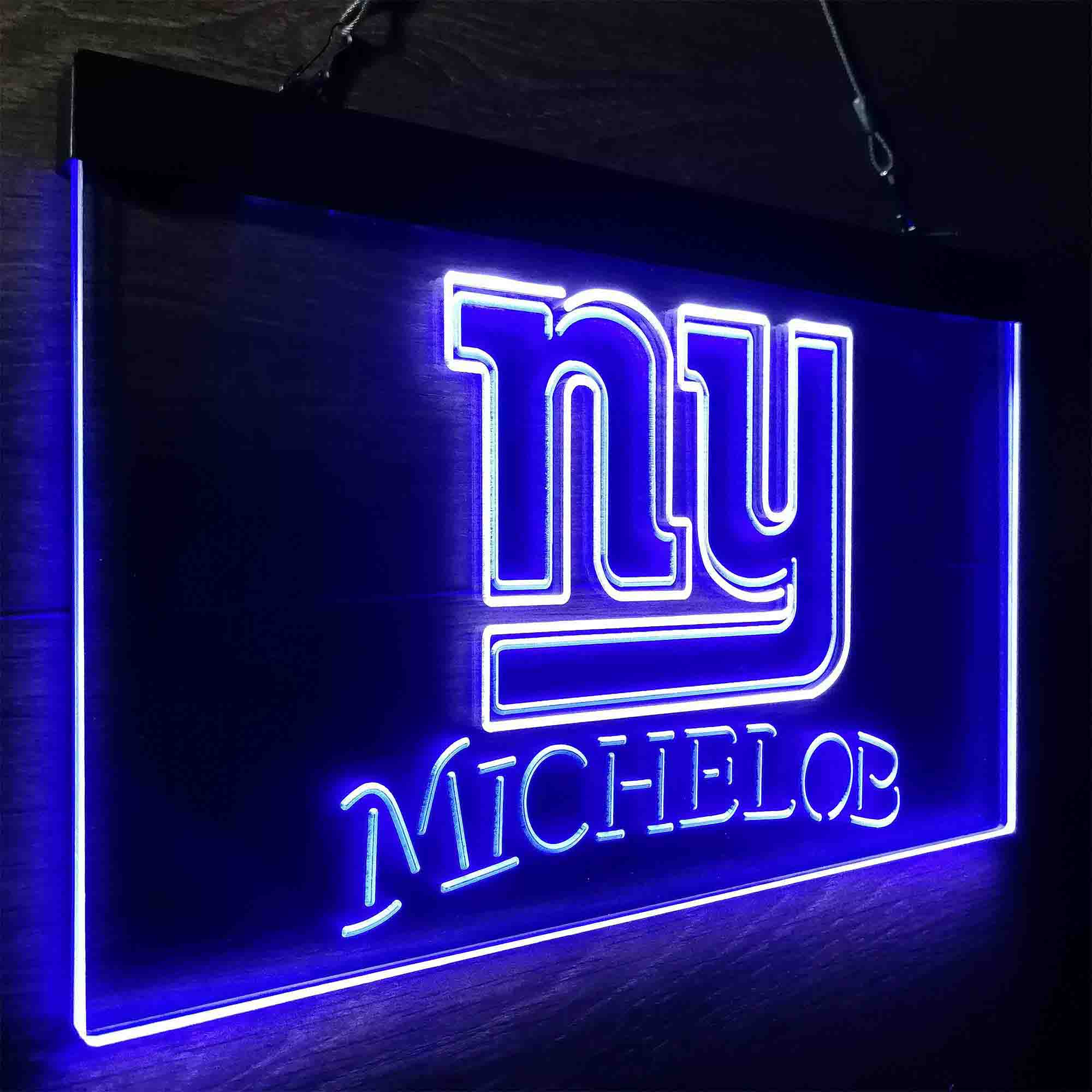 Michelob Bar New York Giants Est. 1925 Neon-Like LED Light Sign