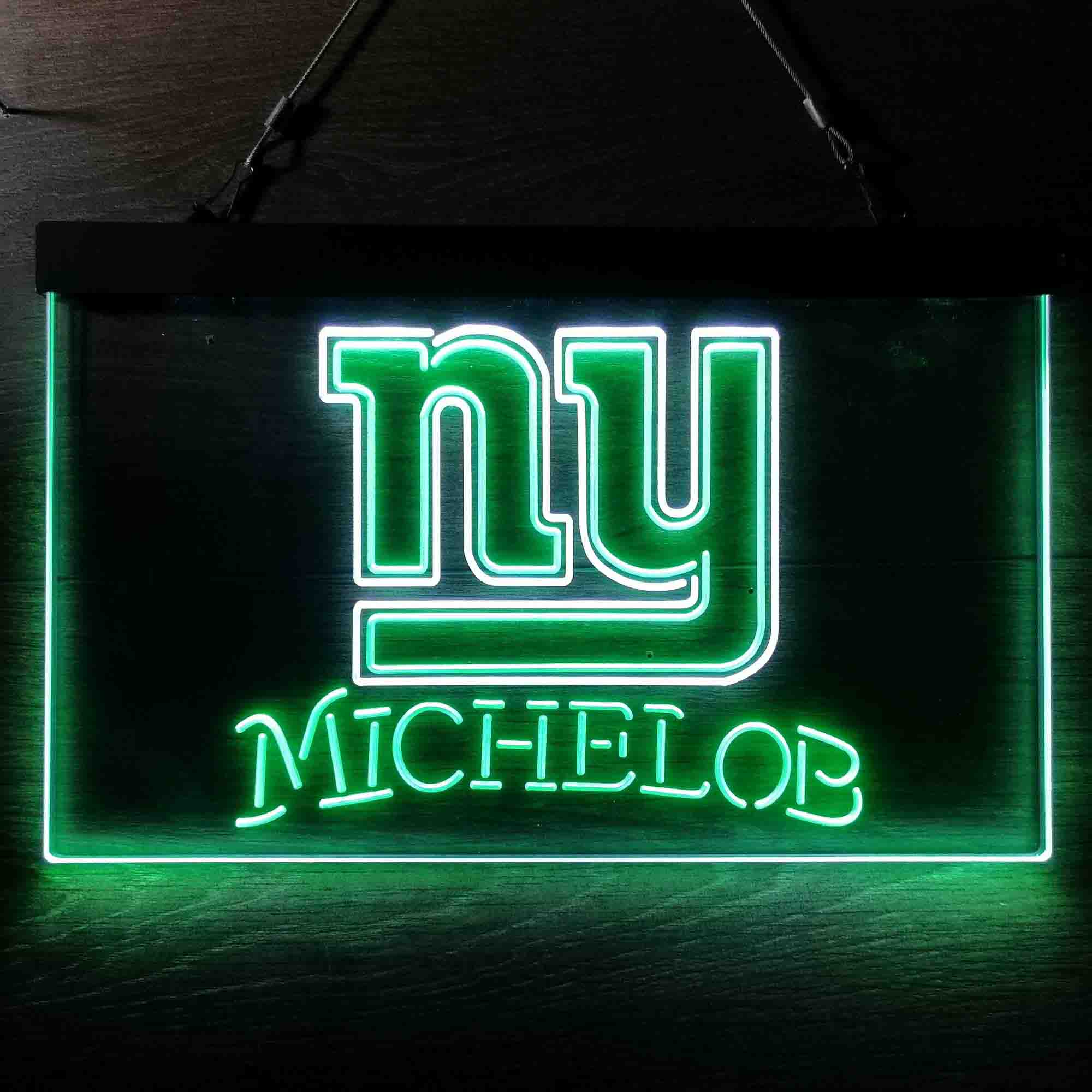 Michelob Bar New York Giants Est. 1925 Neon-Like LED Light Sign