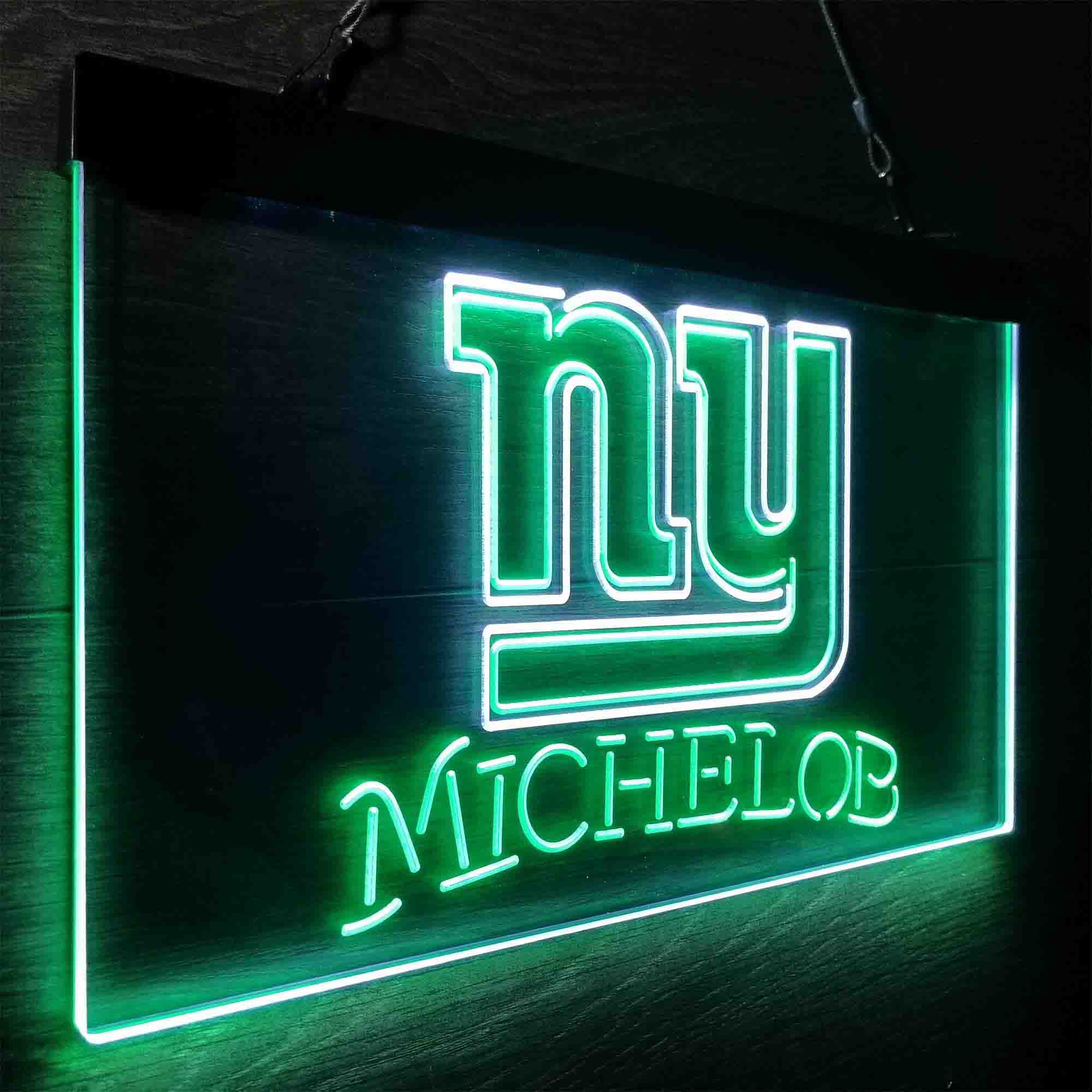 Michelob Bar New York Giants Est. 1925 Neon-Like LED Light Sign