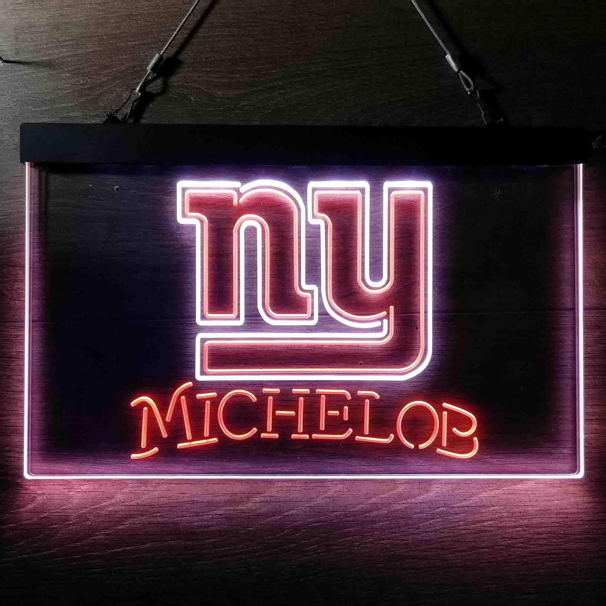 Michelob Bar New York Giants Est. 1925 Neon-Like LED Light Sign