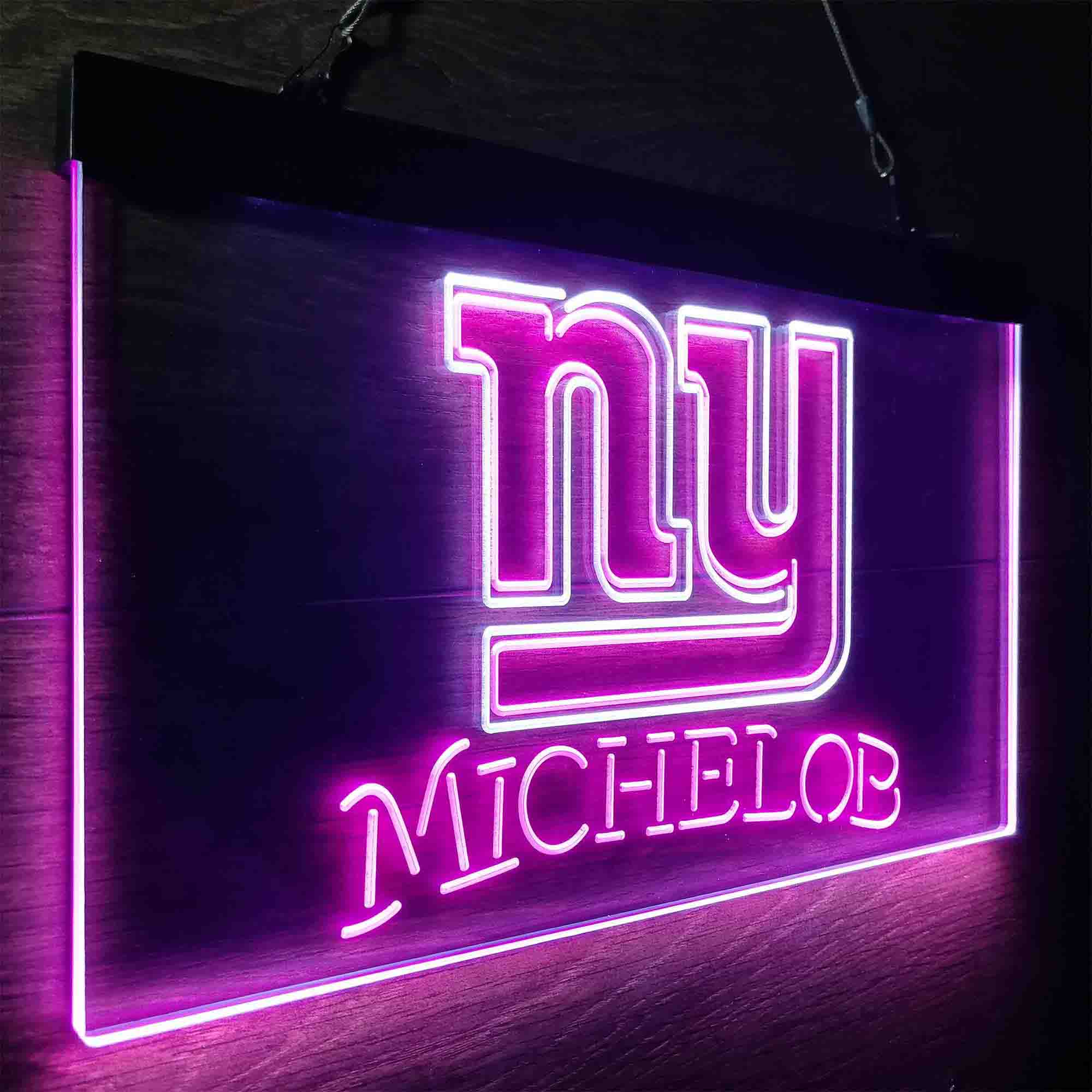 Michelob Bar New York Giants Est. 1925 Neon-Like LED Light Sign