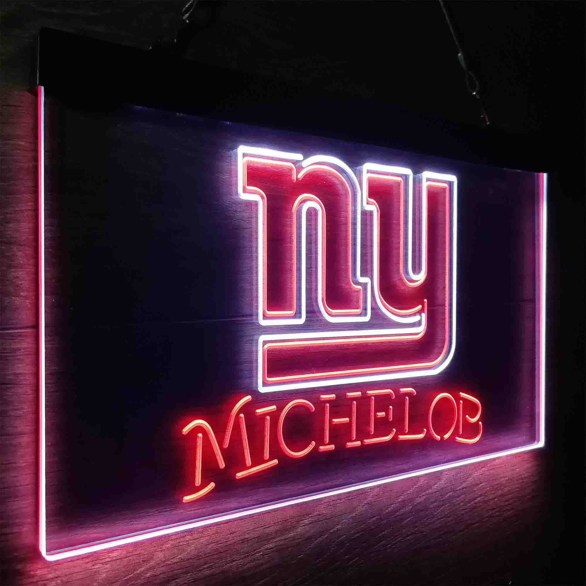 Michelob Bar New York Giants Est. 1925 Neon-Like LED Light Sign