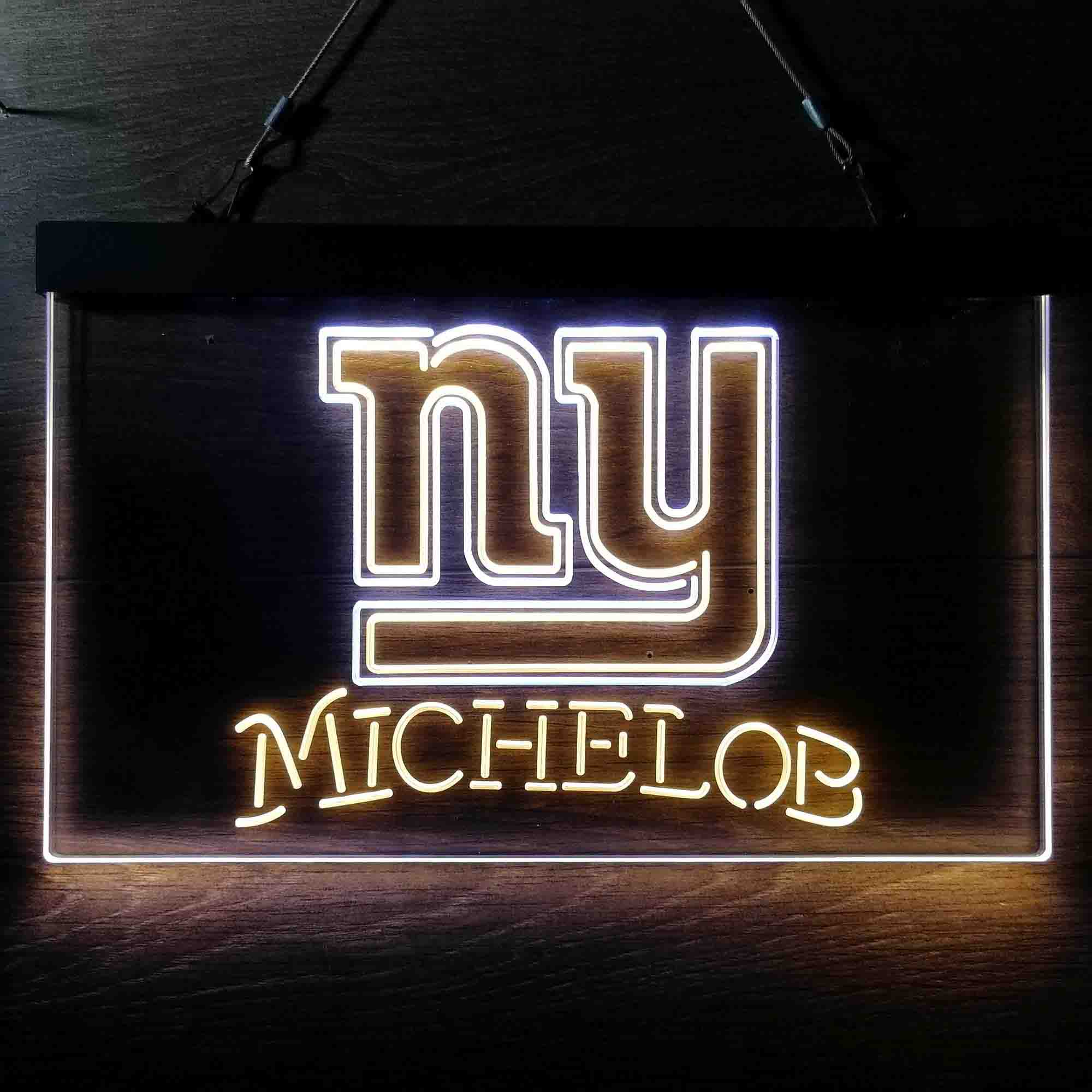 Michelob Bar New York Giants Est. 1925 Neon-Like LED Light Sign