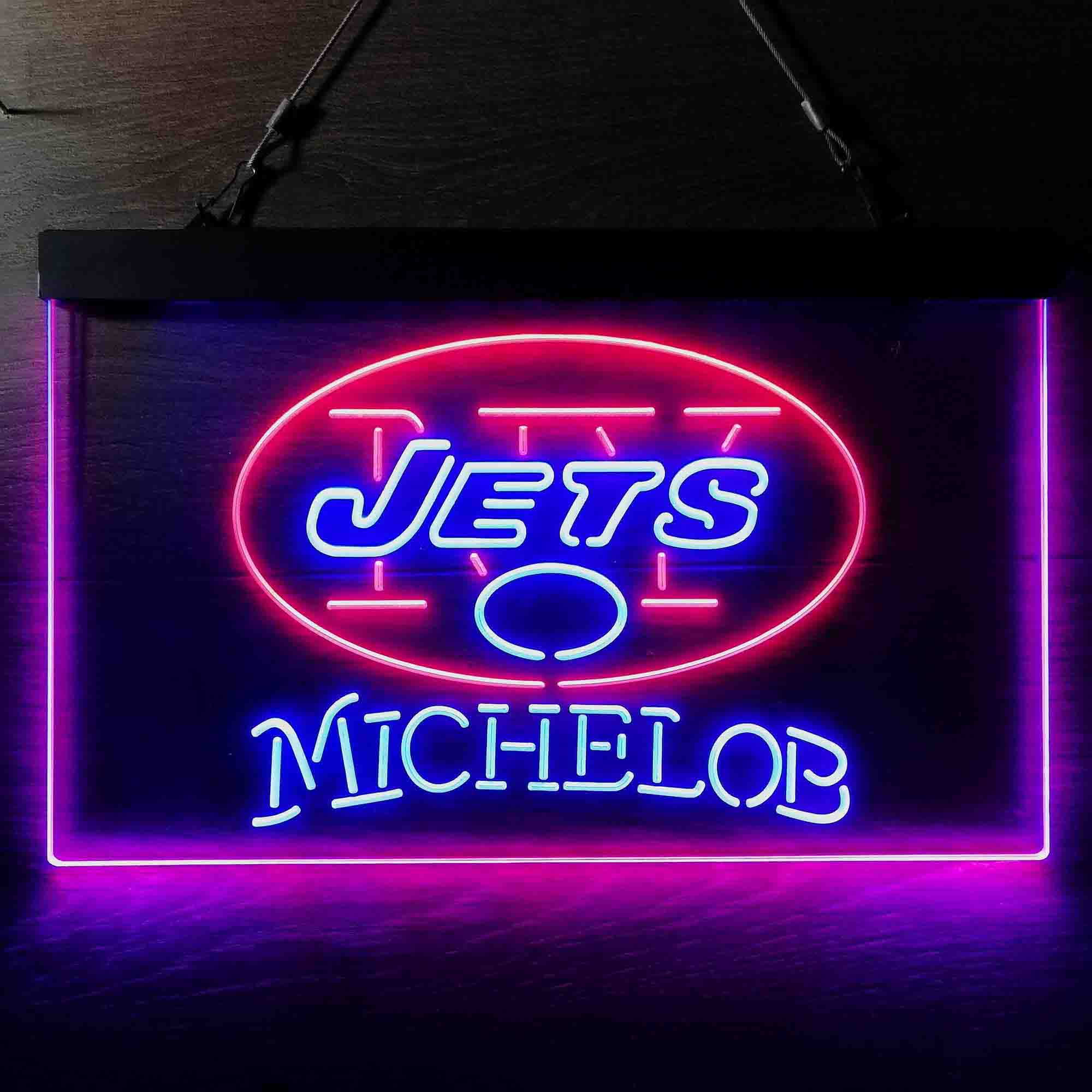 Michelob Bar New York Jets Est. 1960 Neon-Like Led Light Sign