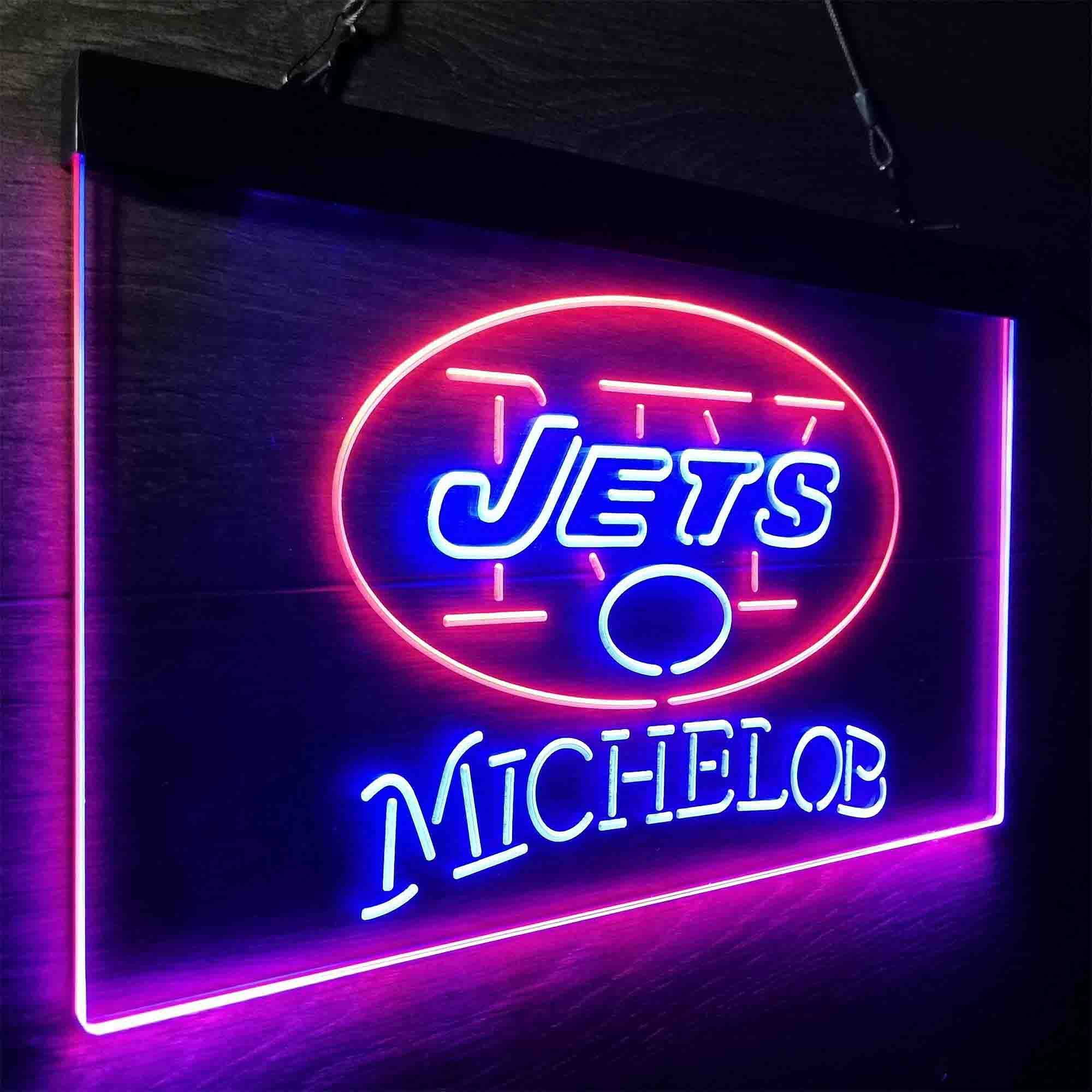 Michelob Bar New York Jets Est. 1960 Neon-Like Led Light Sign