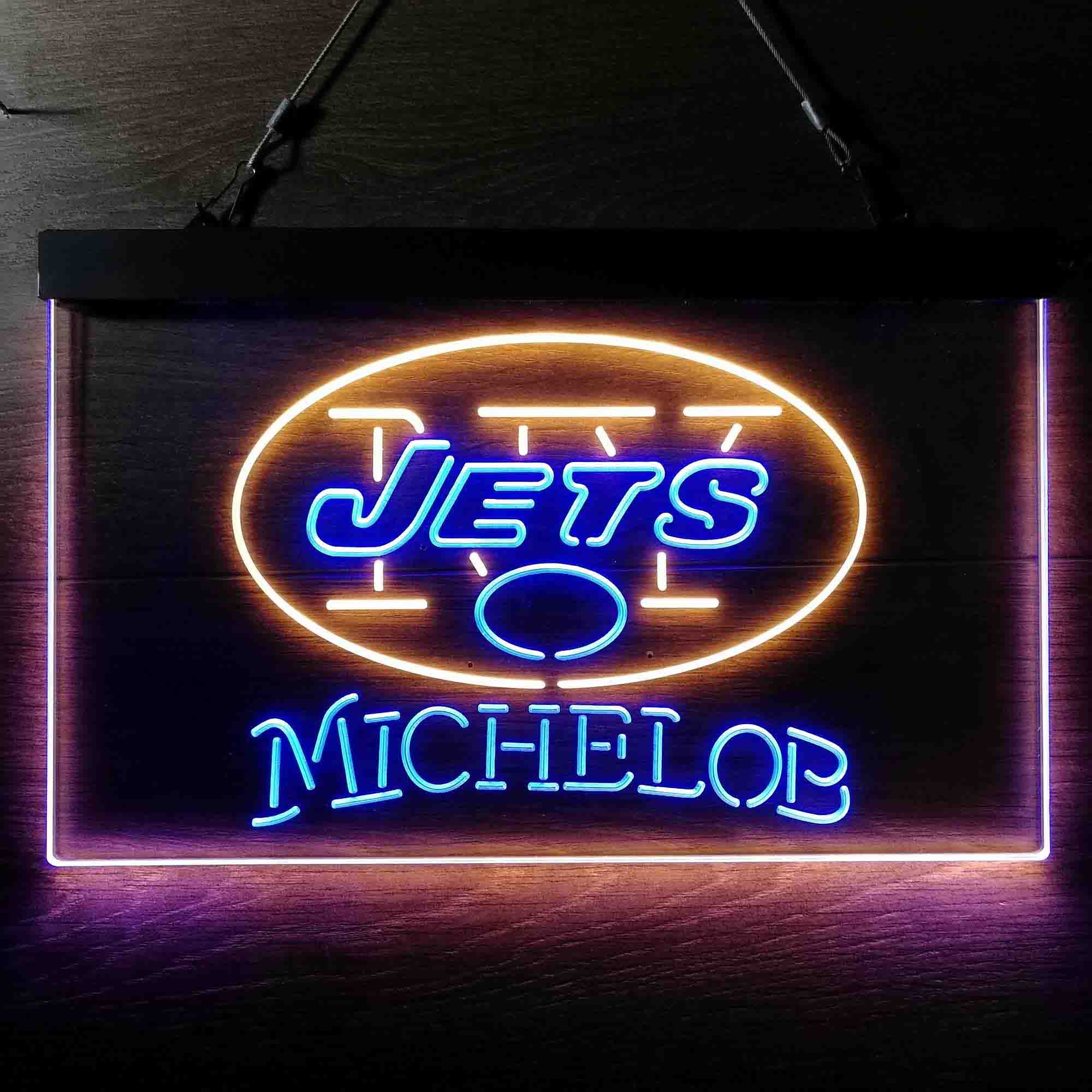 Michelob Bar New York Jets Est. 1960 Neon-Like Led Light Sign