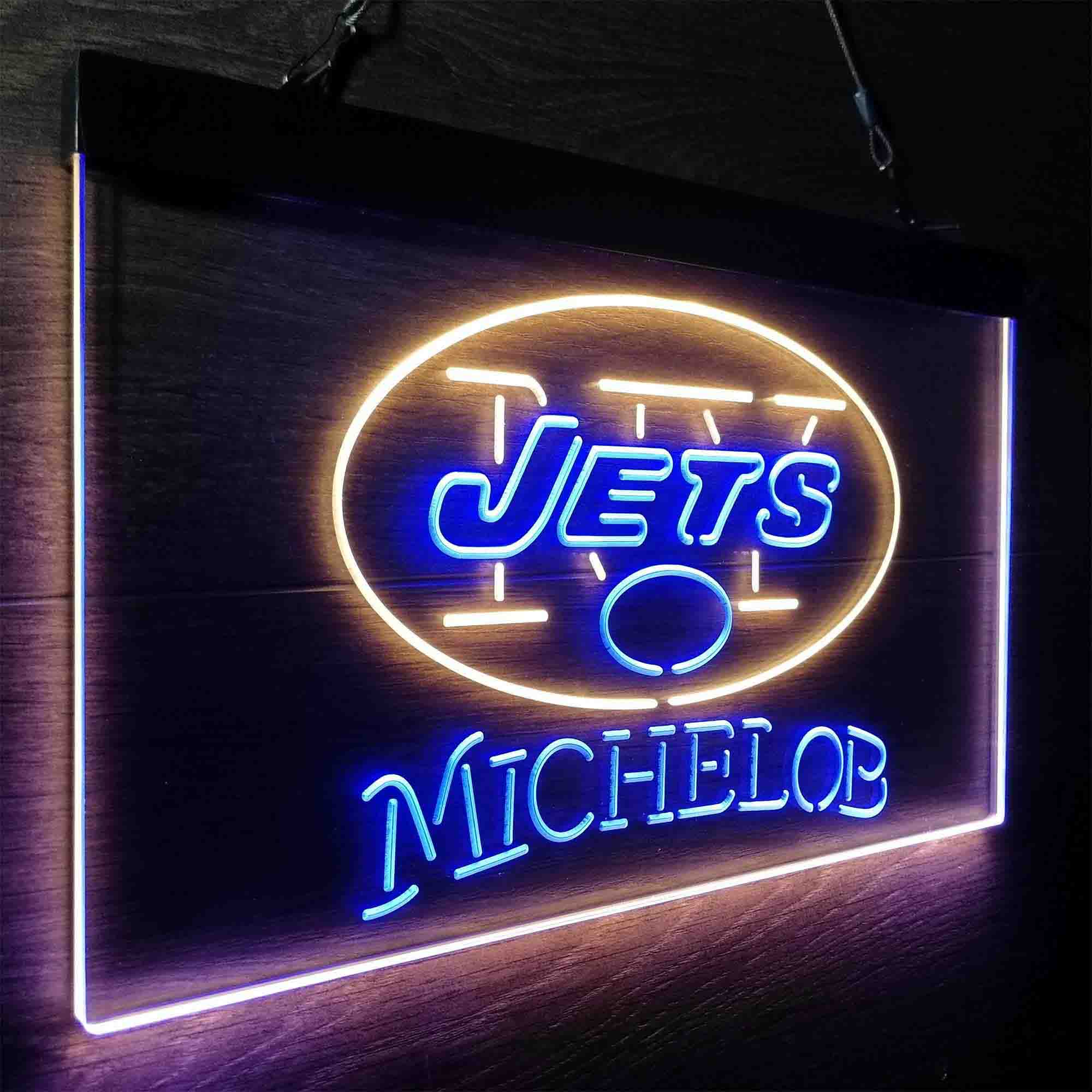 Michelob Bar New York Jets Est. 1960 Neon-Like Led Light Sign