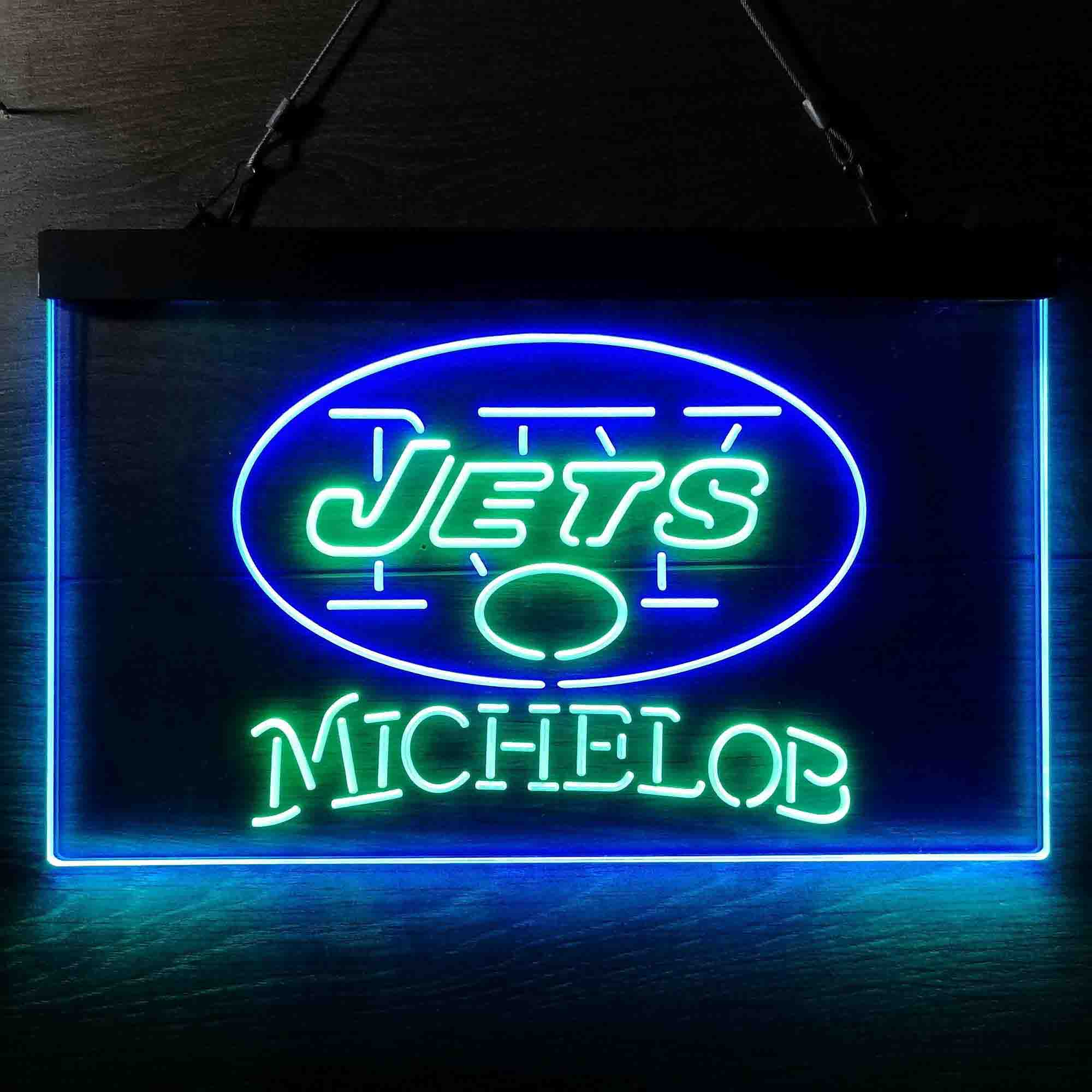 Michelob Bar New York Jets Est. 1960 Neon-Like Led Light Sign