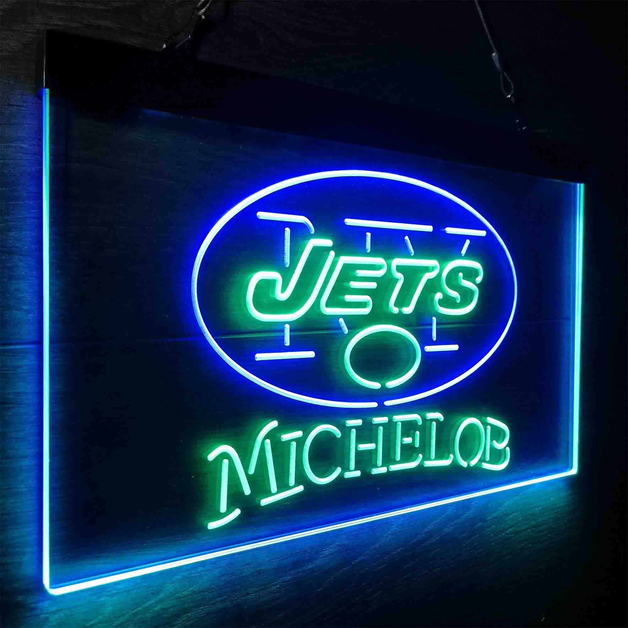 Michelob Bar New York Jets Est. 1960 Neon-Like Led Light Sign