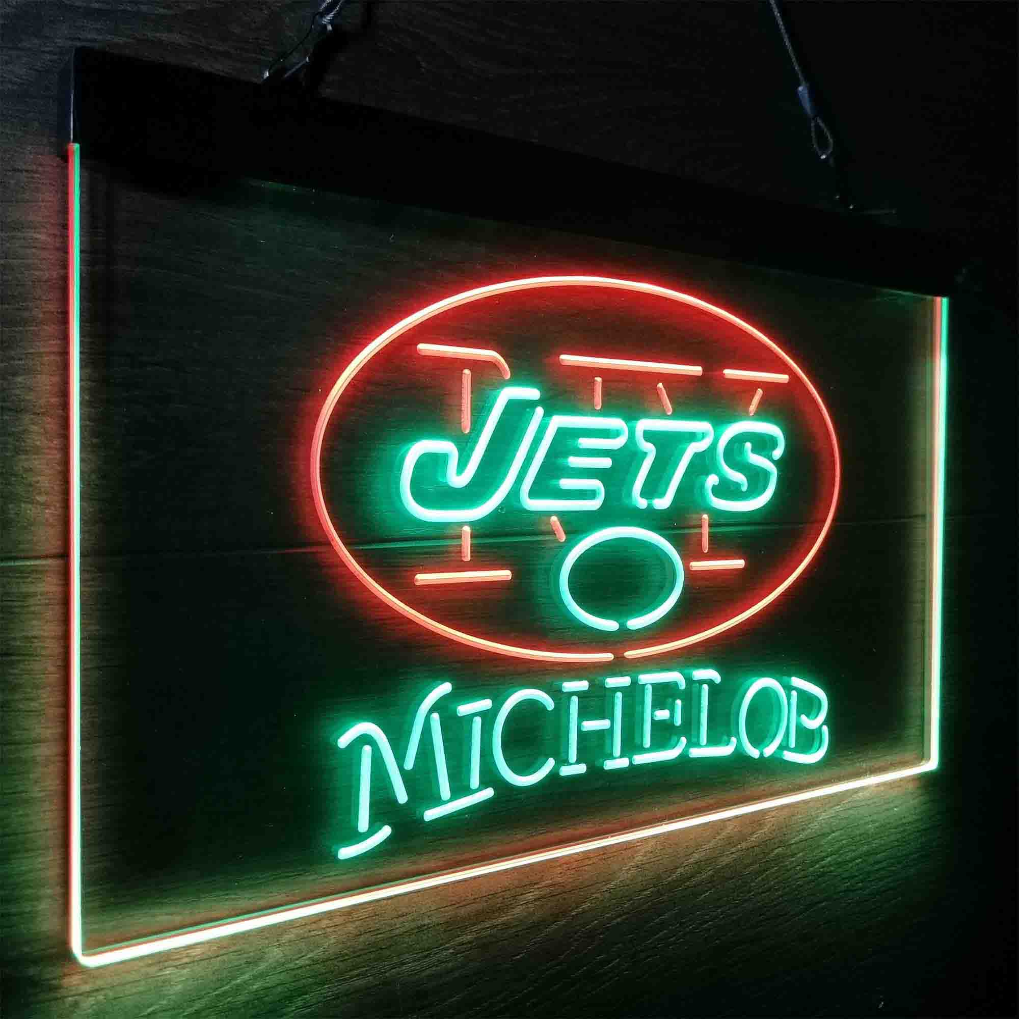 Michelob Bar New York Jets Est. 1960 Neon-Like Led Light Sign