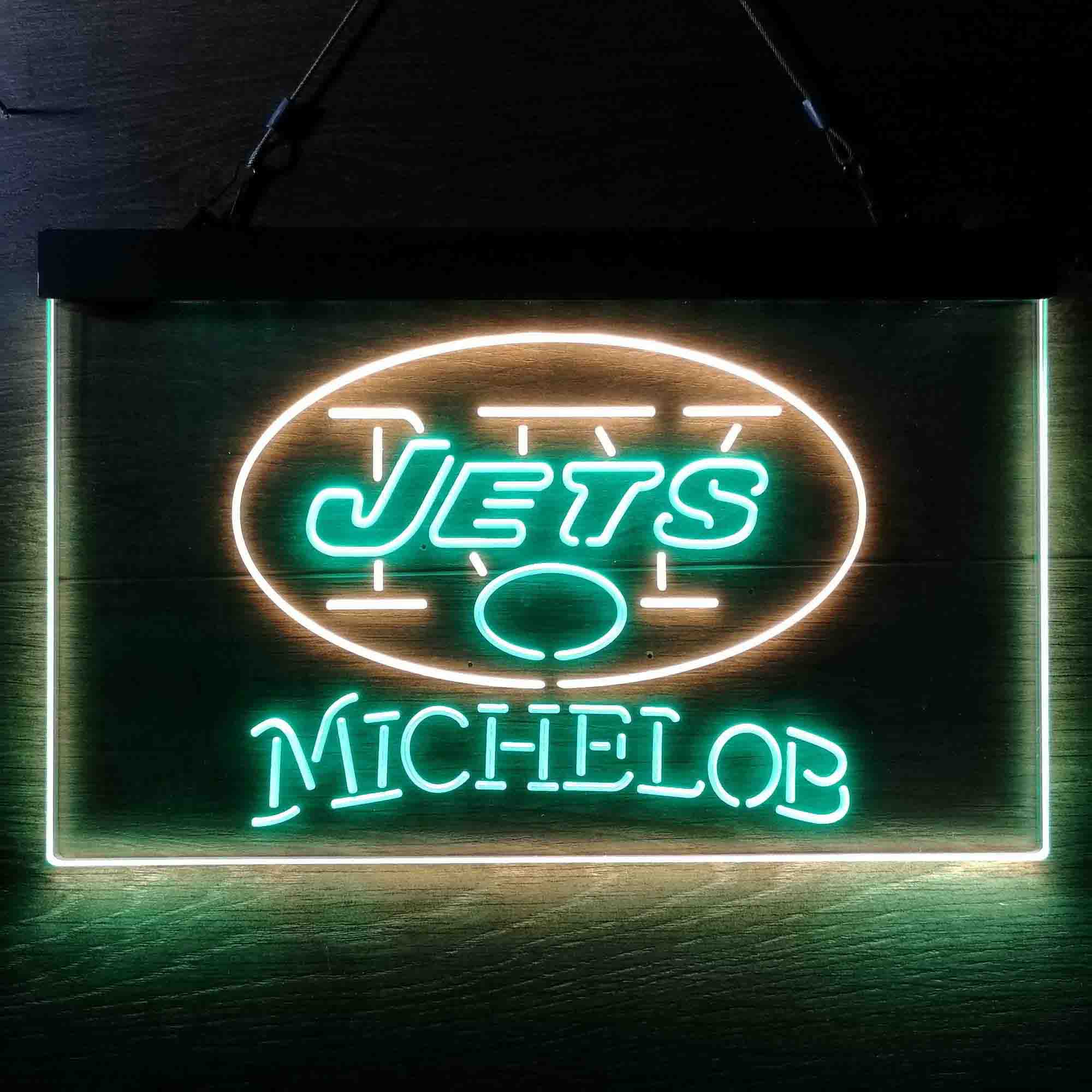 Michelob Bar New York Jets Est. 1960 Neon-Like Led Light Sign