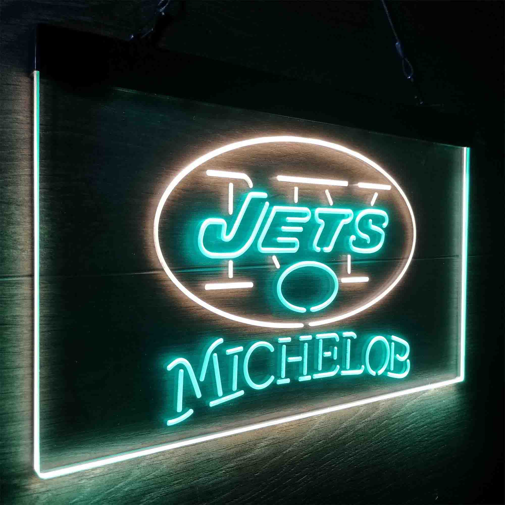 Michelob Bar New York Jets Est. 1960 Neon-Like Led Light Sign