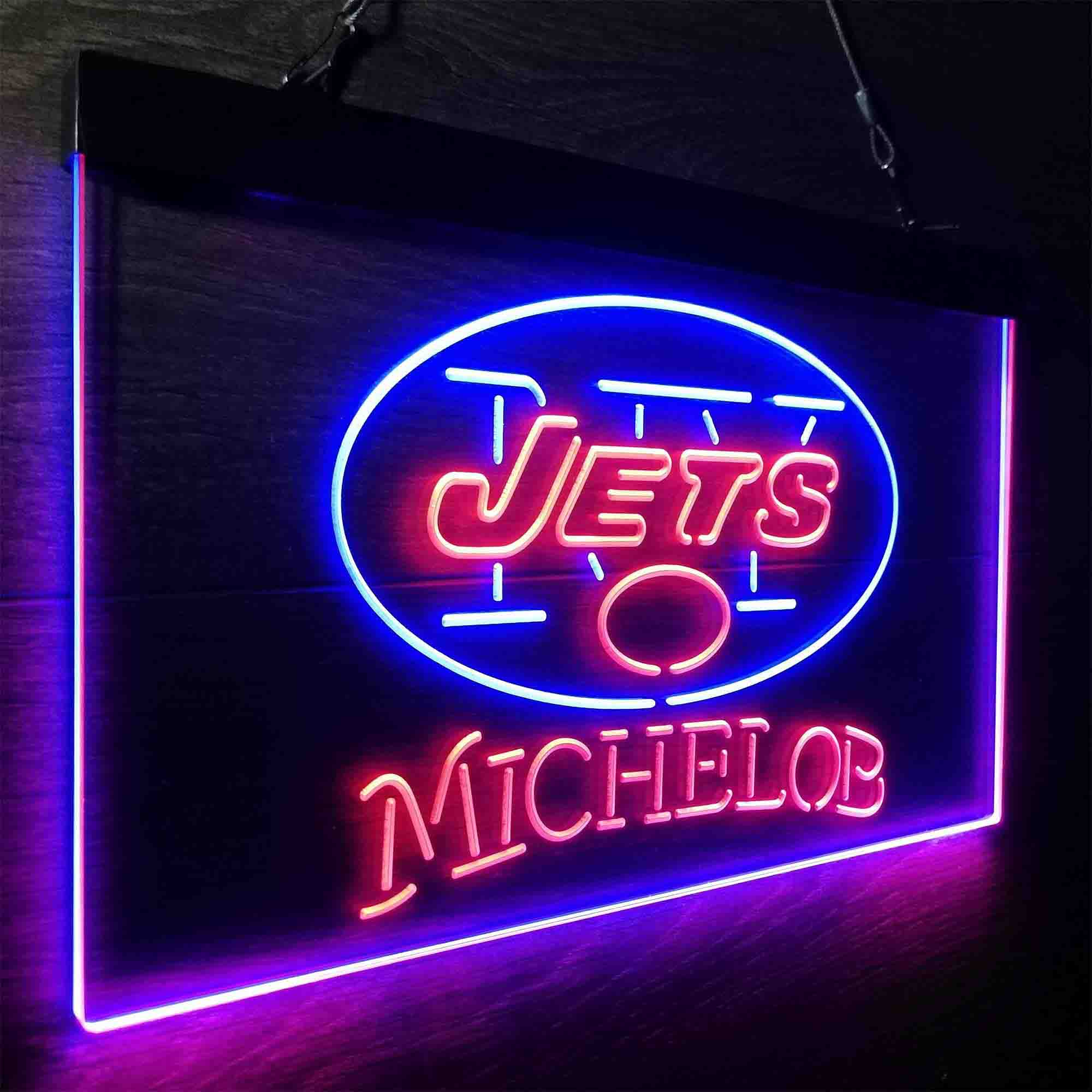 Michelob Bar New York Jets Est. 1960 Neon-Like Led Light Sign