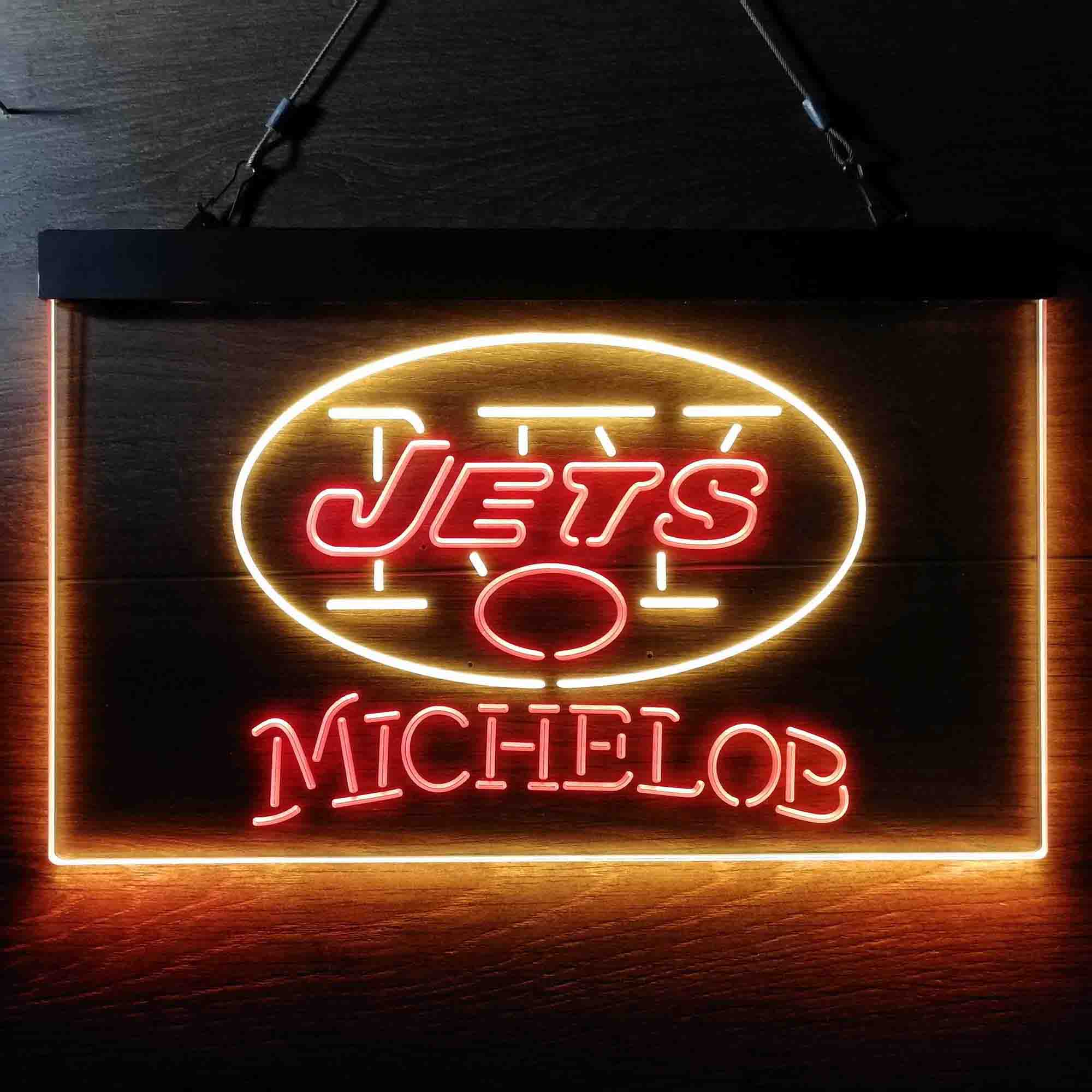 Michelob Bar New York Jets Est. 1960 Neon-Like Led Light Sign