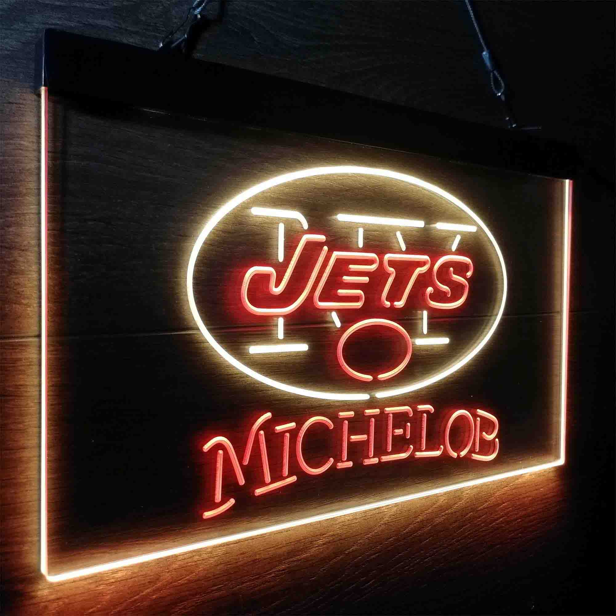 Michelob Bar New York Jets Est. 1960 Neon-Like Led Light Sign