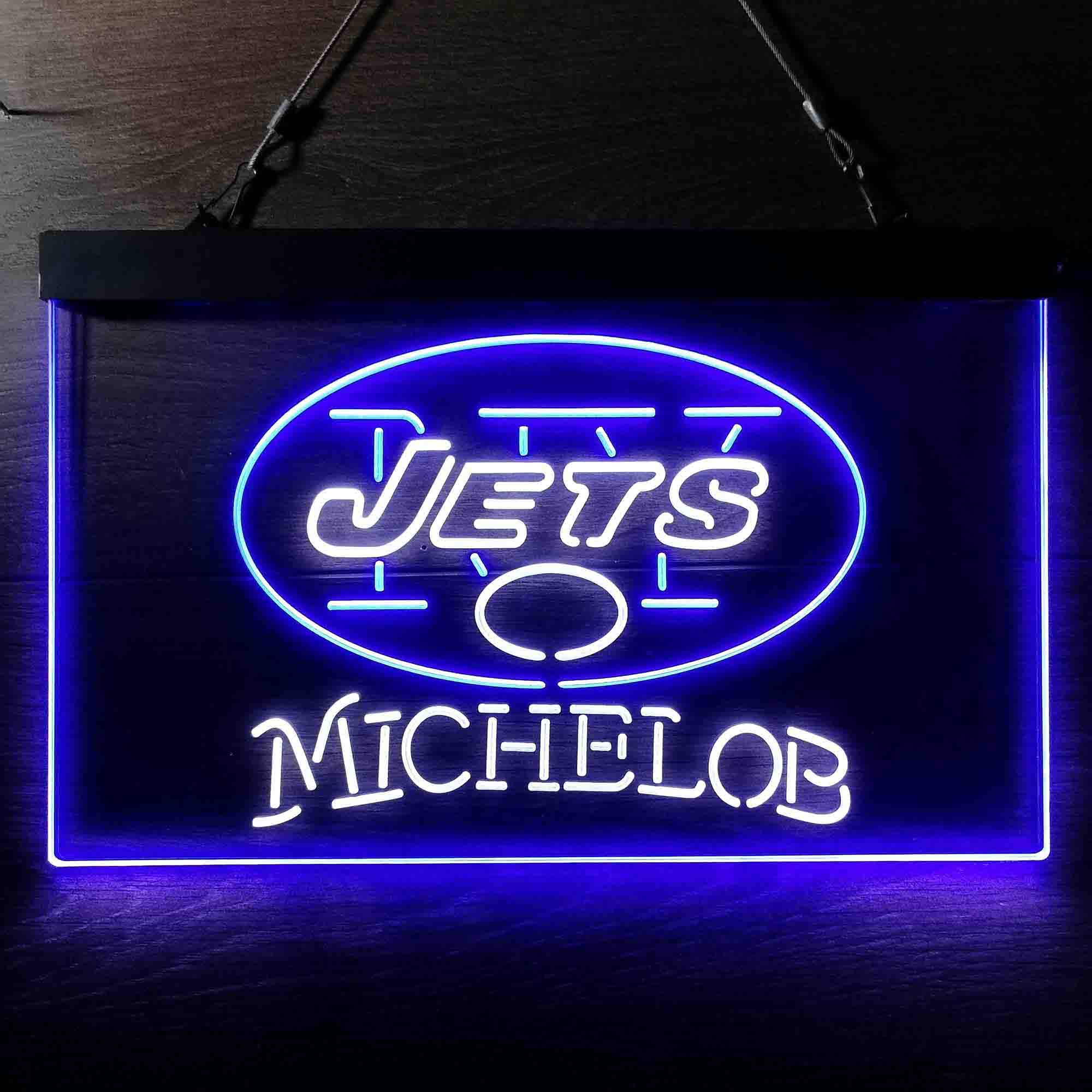 Michelob Bar New York Jets Est. 1960 Neon-Like Led Light Sign